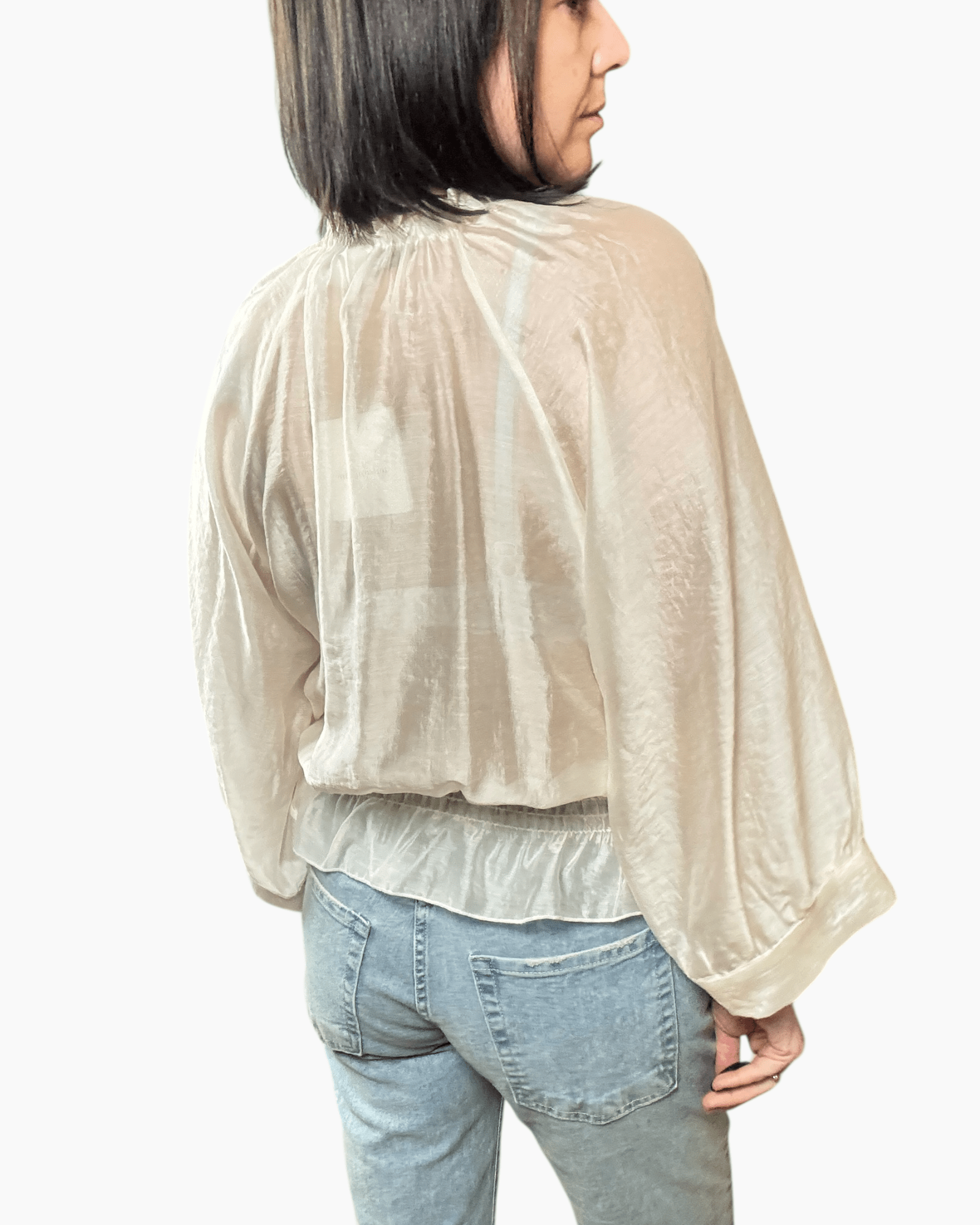 CAMICIA ARRICCIATA TENSIONE IN - XE BLU ABBIGLIAMENTO