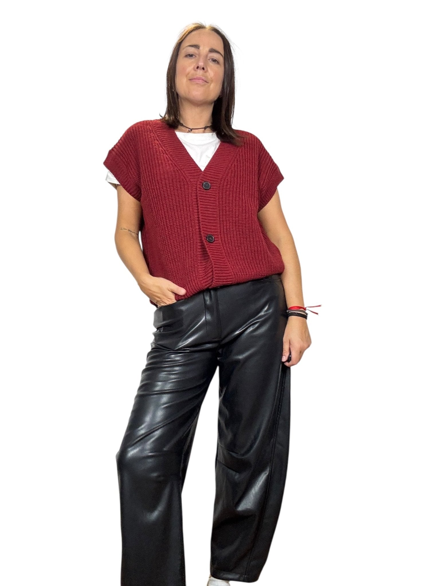 GILET CON BOTTONI VICOLO - XE BLU ABBIGLIAMENTO