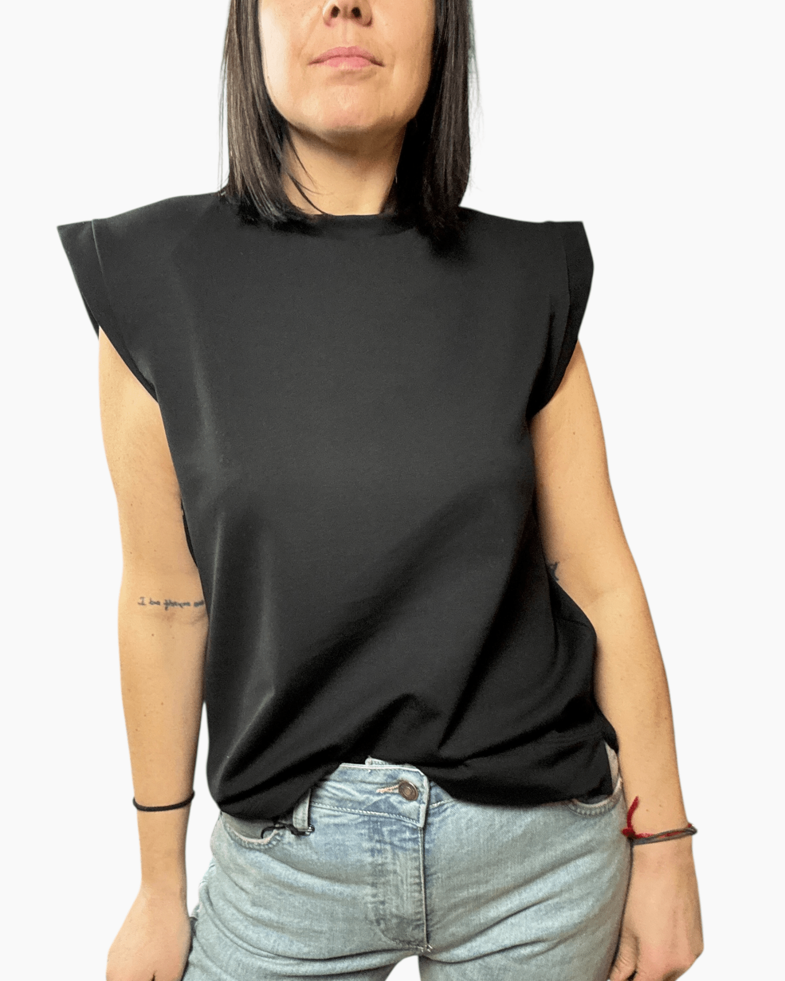 MAGLIETTA SMANICATA SUSY MIX - XE BLU ABBIGLIAMENTO