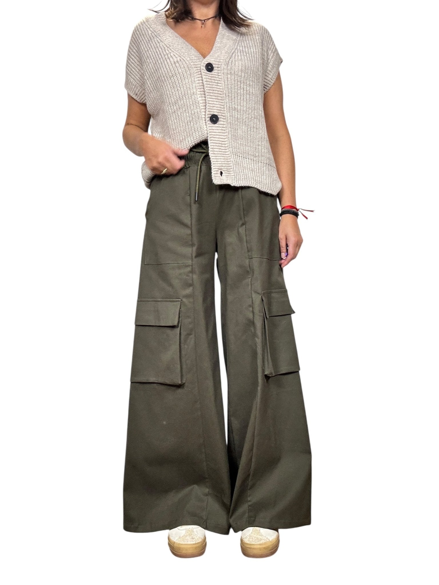 PANTALONE CARGO HAVEONE - XE BLU ABBIGLIAMENTO