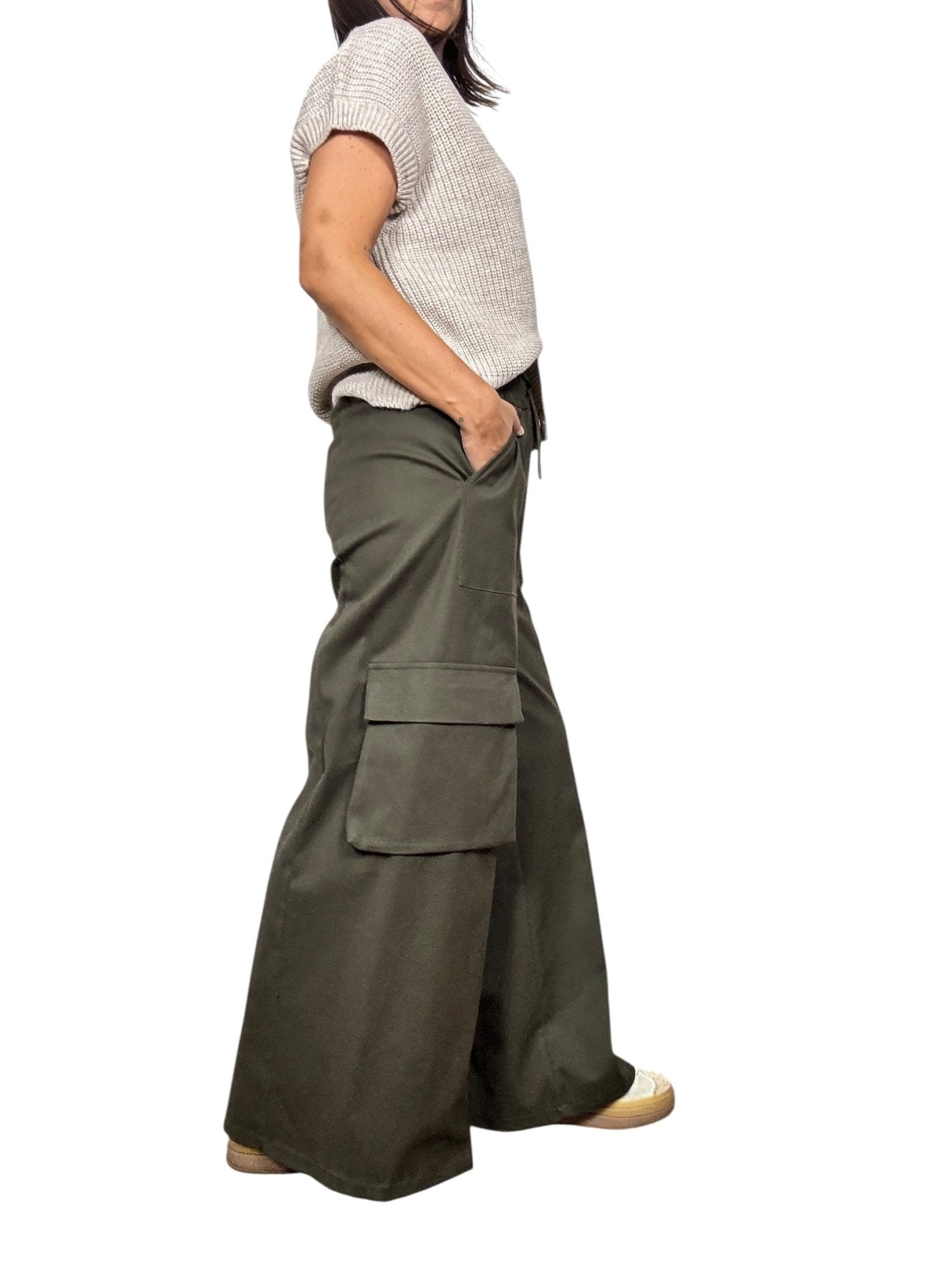 PANTALONE CARGO HAVEONE - XE BLU ABBIGLIAMENTO