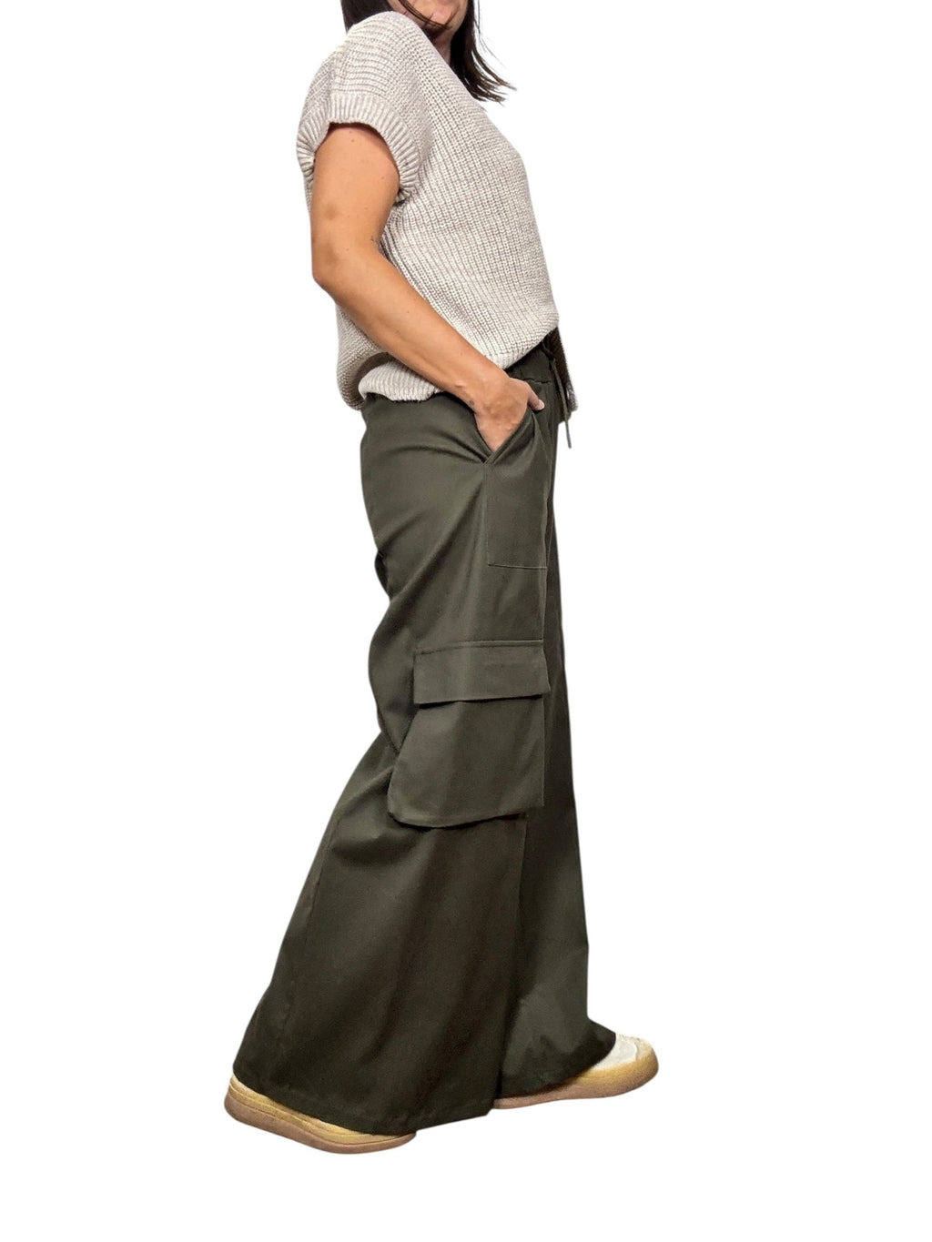 PANTALONE CARGO HAVEONE - XE BLU ABBIGLIAMENTO