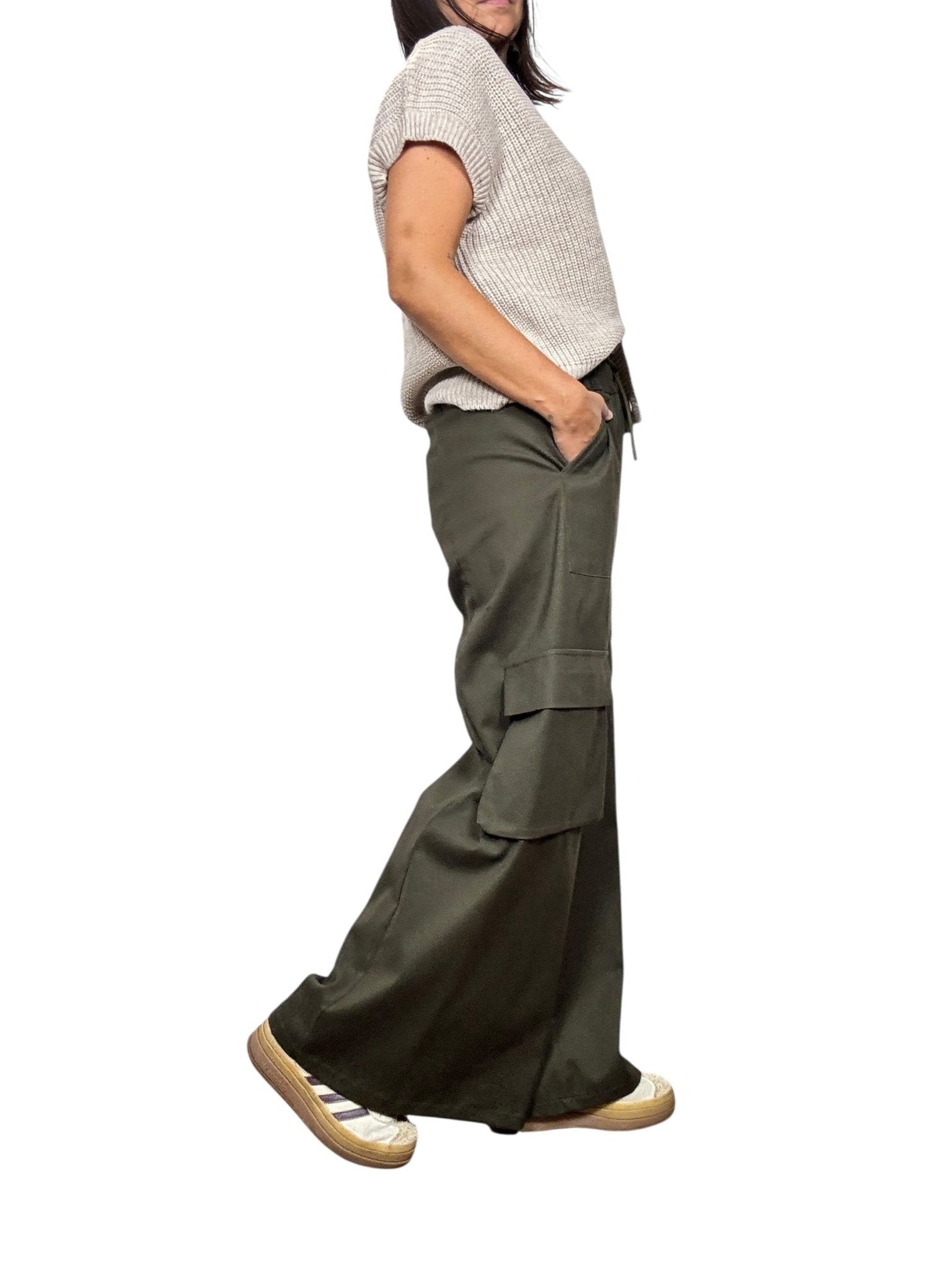 PANTALONE CARGO HAVEONE - XE BLU ABBIGLIAMENTO
