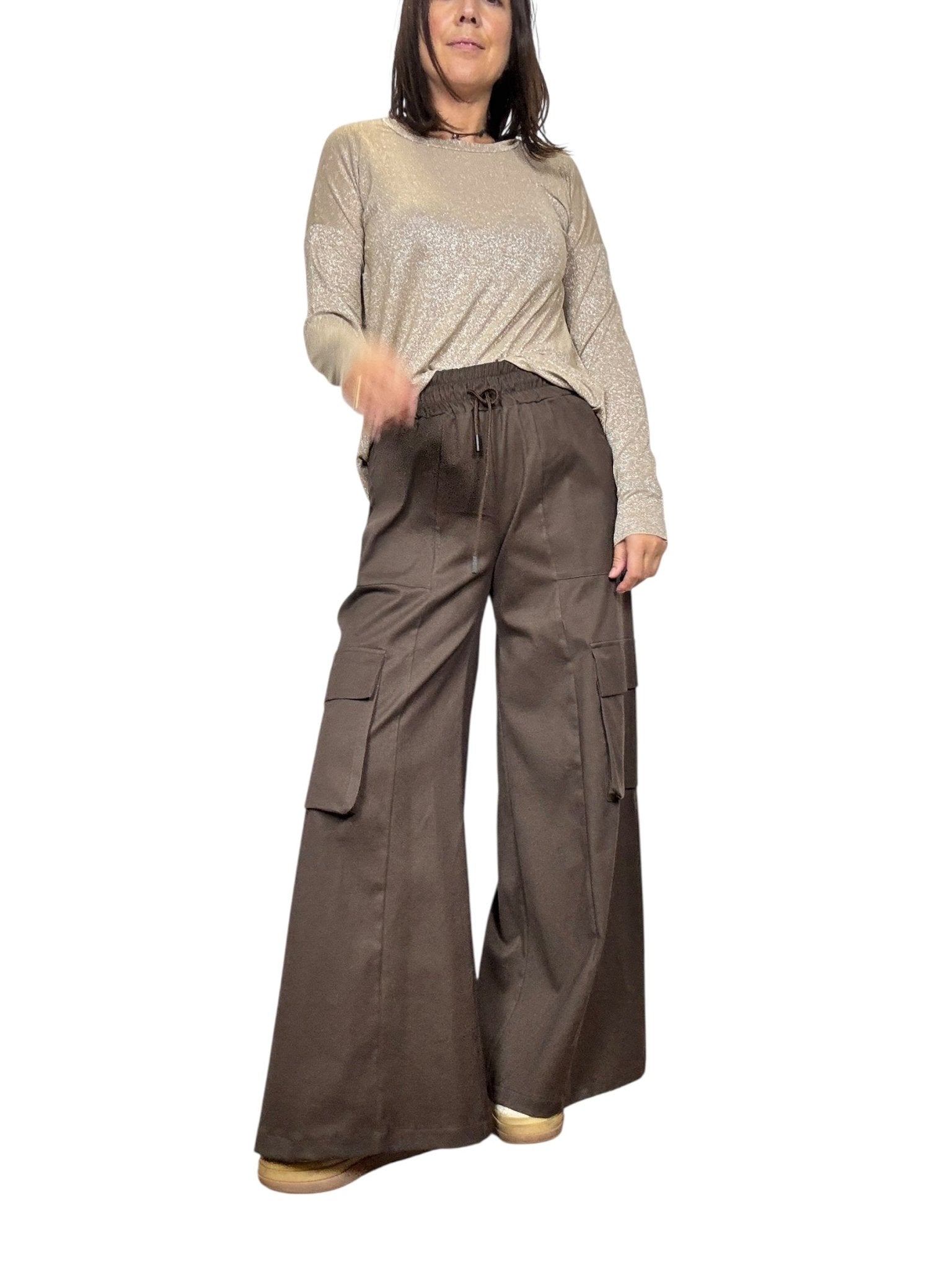 PANTALONE CARGO HAVEONE - XE BLU ABBIGLIAMENTO