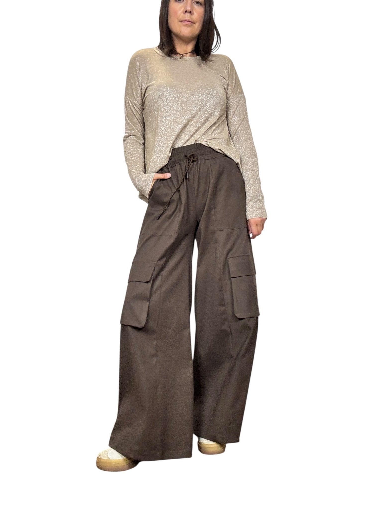 PANTALONE CARGO HAVEONE - XE BLU ABBIGLIAMENTO