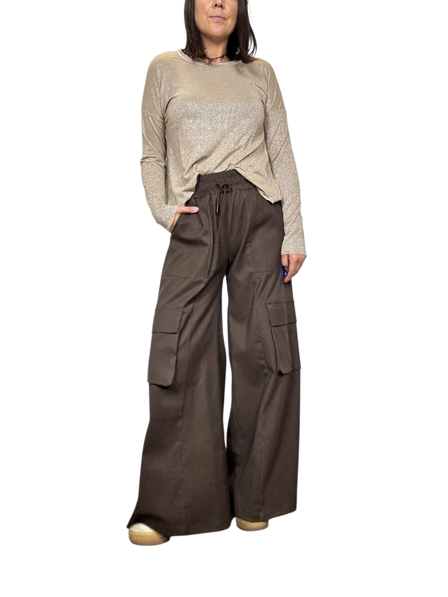 PANTALONE CARGO HAVEONE - XE BLU ABBIGLIAMENTO