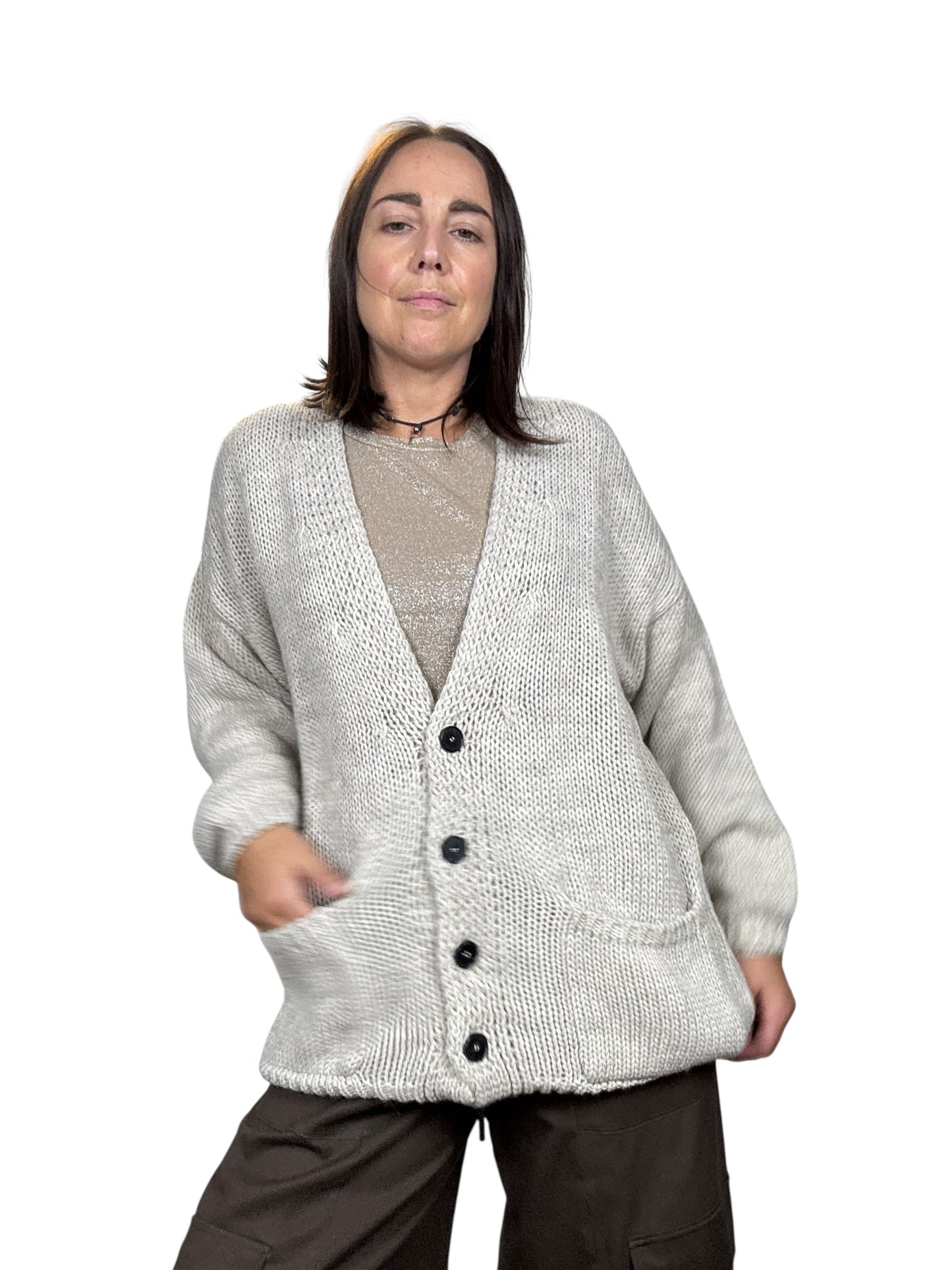 CARDIGAN CON BOTTONI VICOLO
