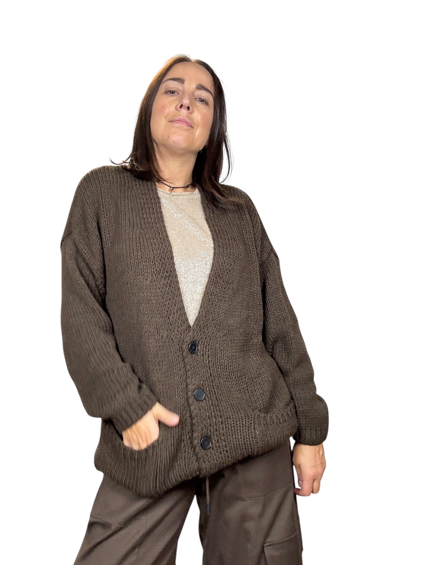 CARDIGAN CON BOTTONI VICOLO