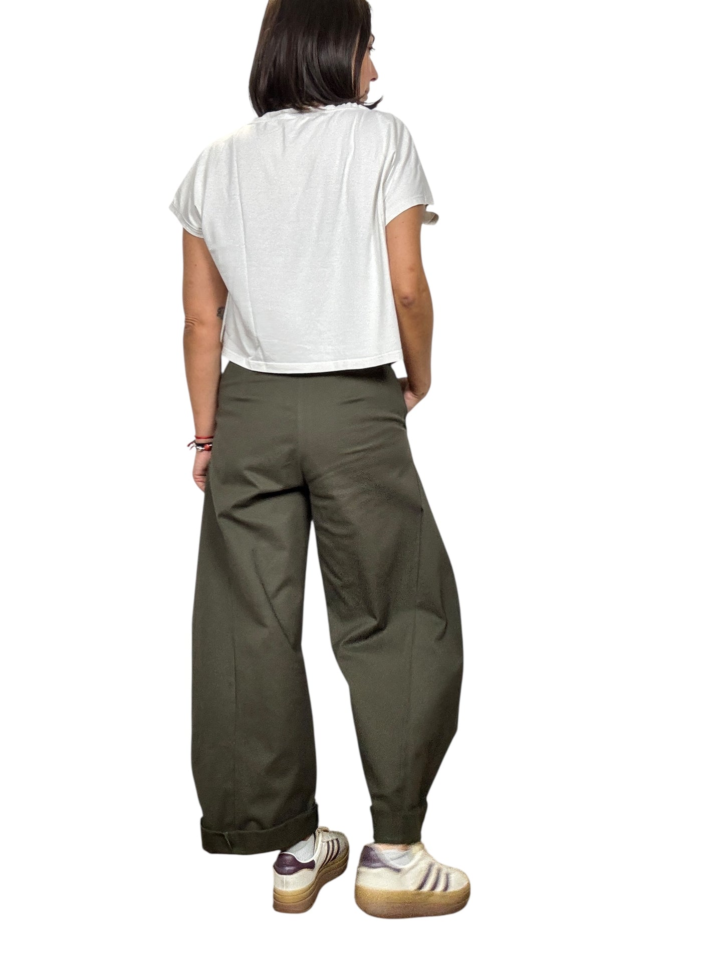 PANTALONE BALOON CON CUCITURE A VISTA HAVEONE
