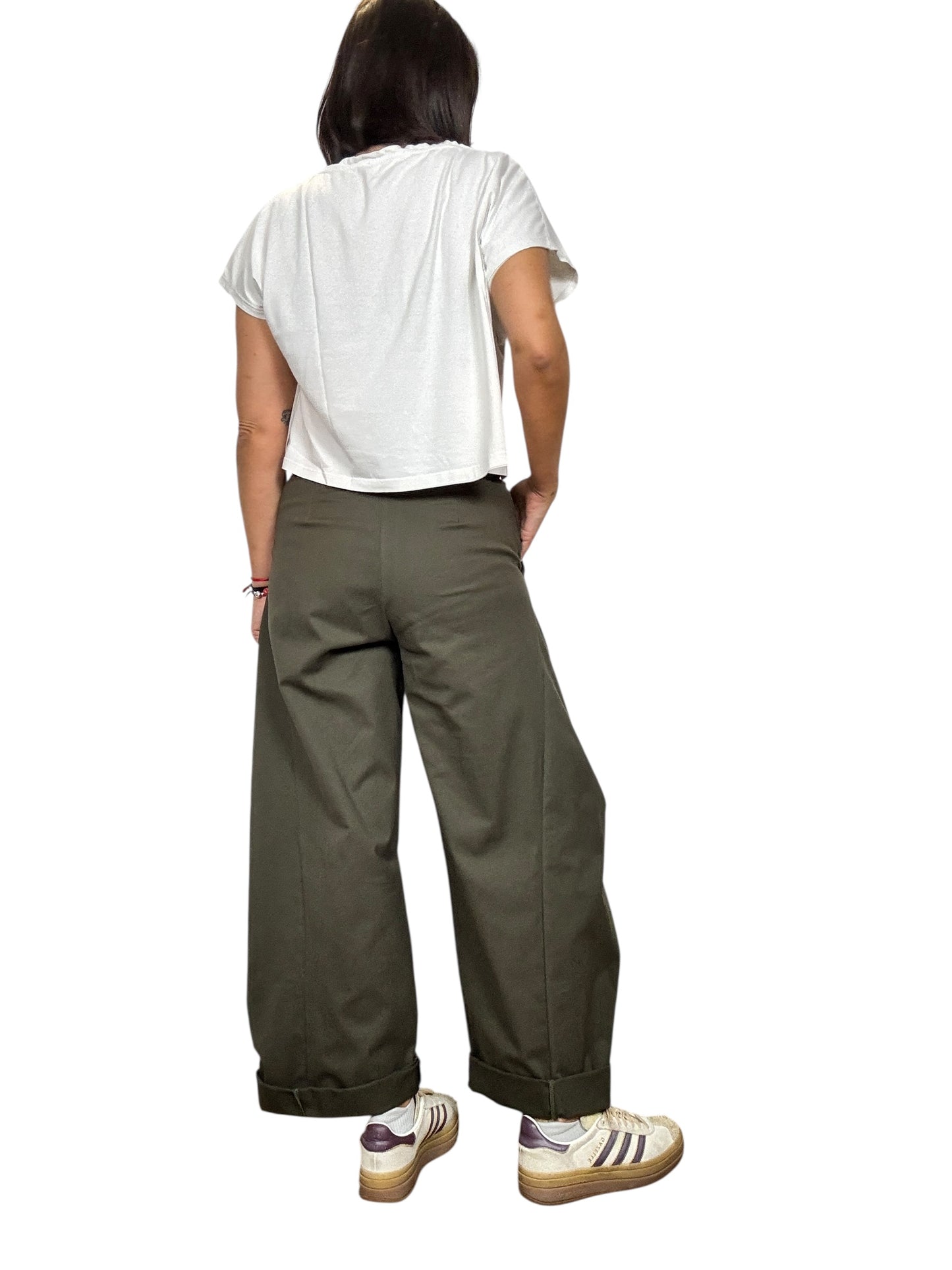 PANTALONE BALOON CON CUCITURE A VISTA HAVEONE