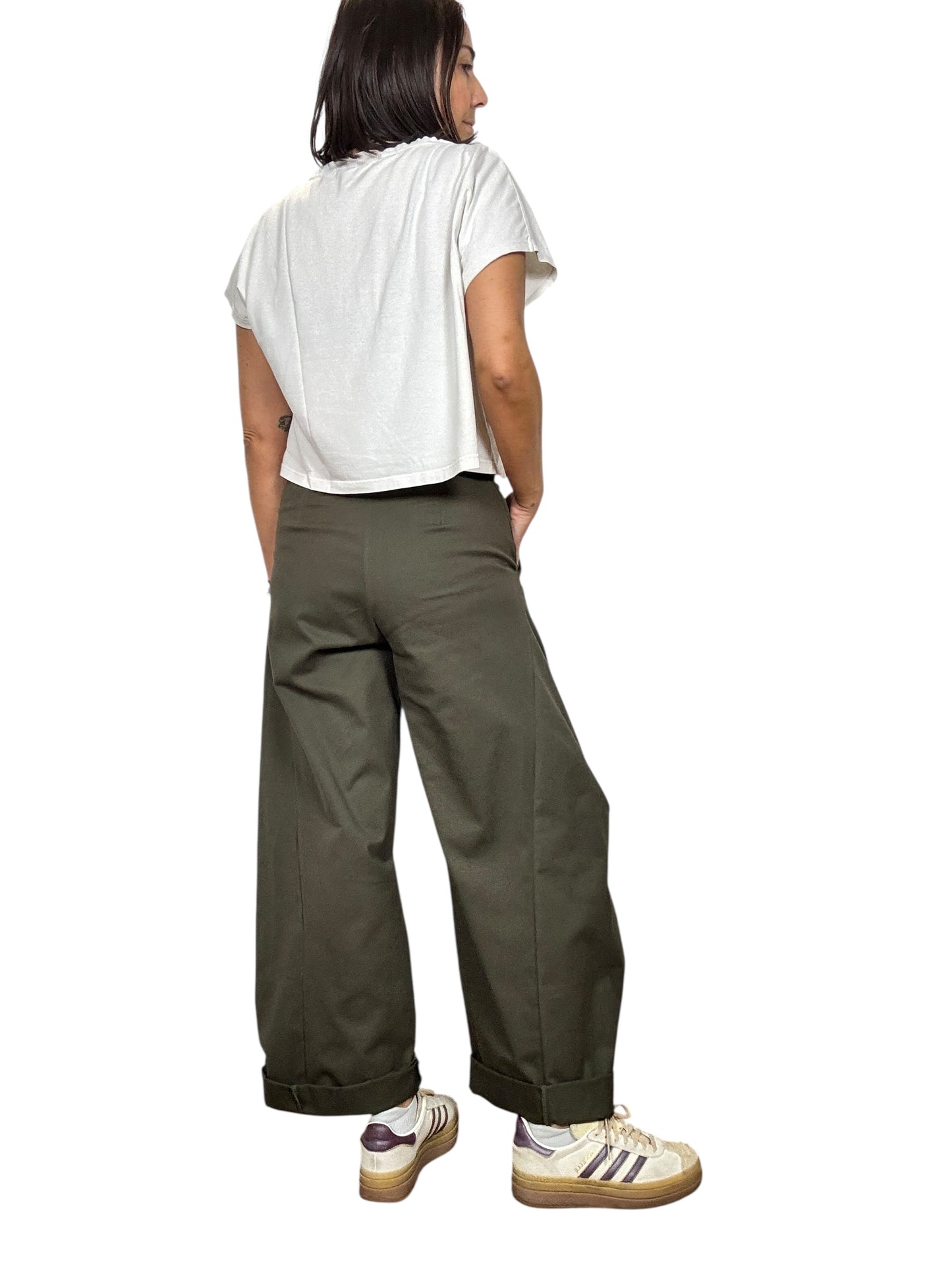 PANTALONE BALOON CON CUCITURE A VISTA HAVEONE