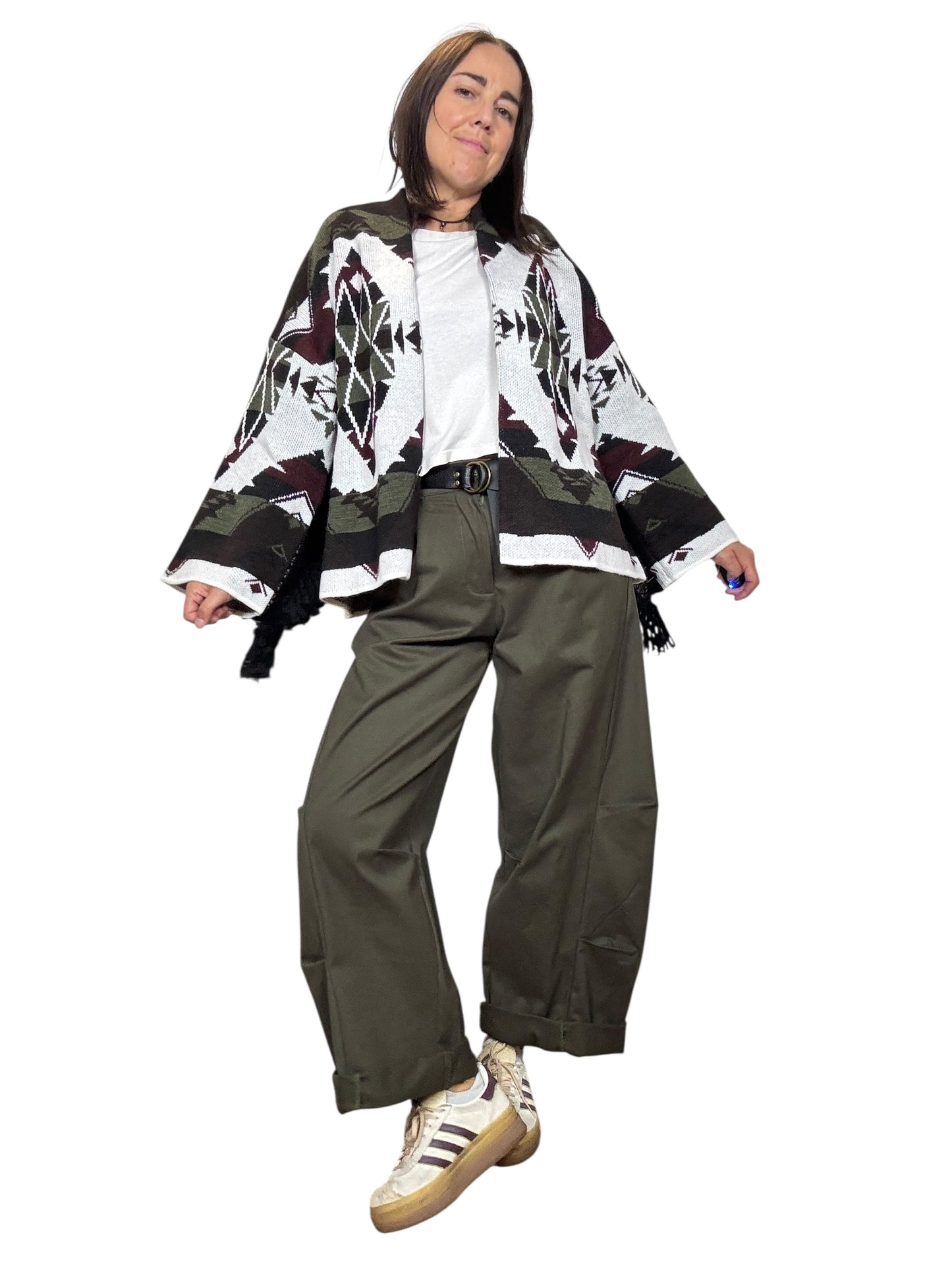 CARDIGAN ALANUI CON FRANGE VICOLO
