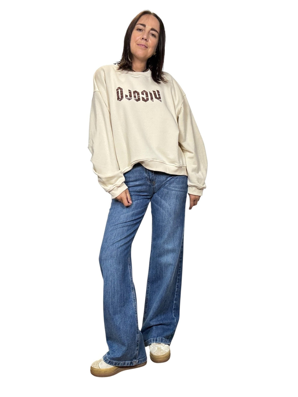 FELPA LOGO VICOLO - XE BLU ABBIGLIAMENTO