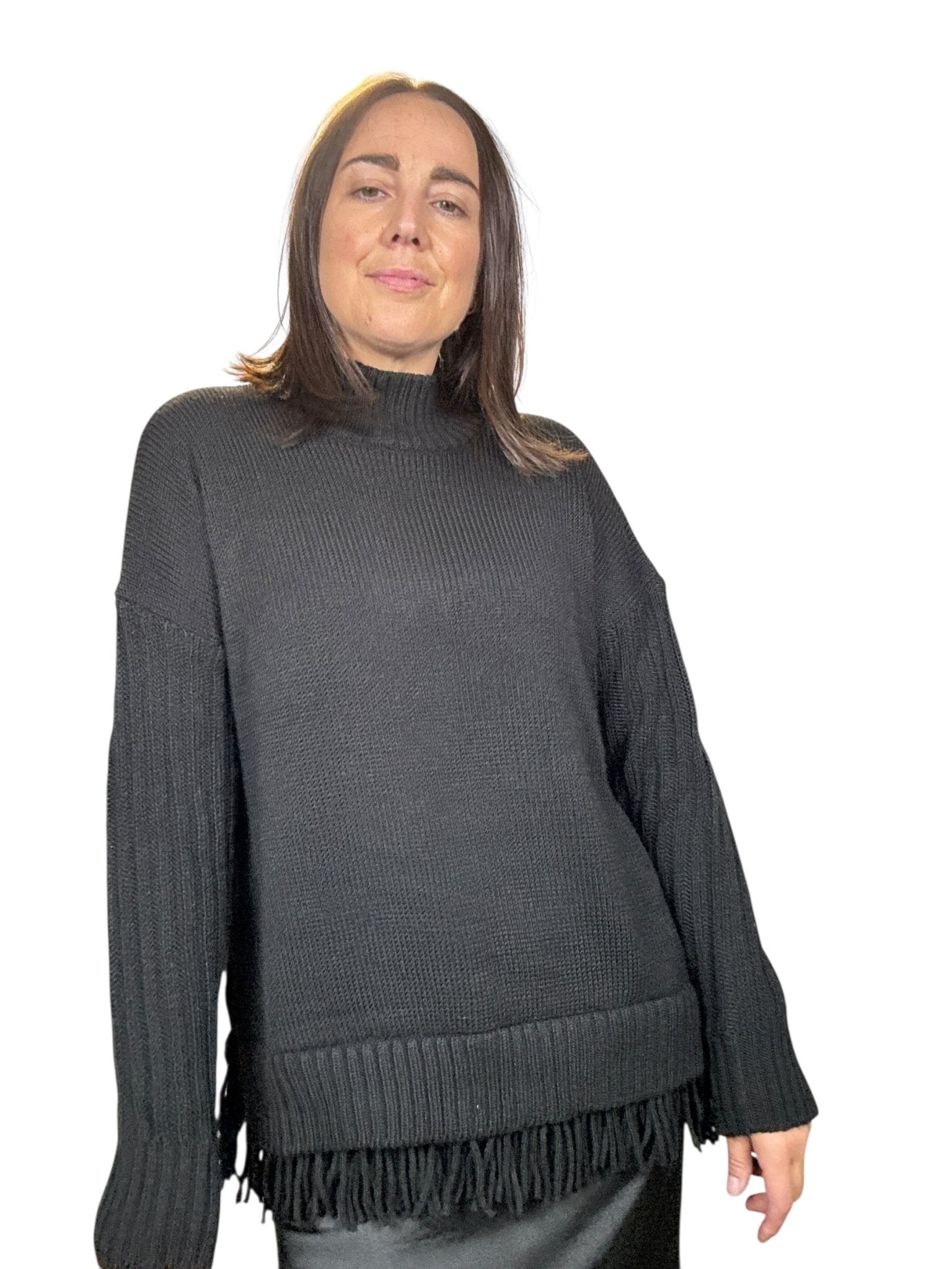 MAGLIA FRANGE VICOLO - XE BLU ABBIGLIAMENTO