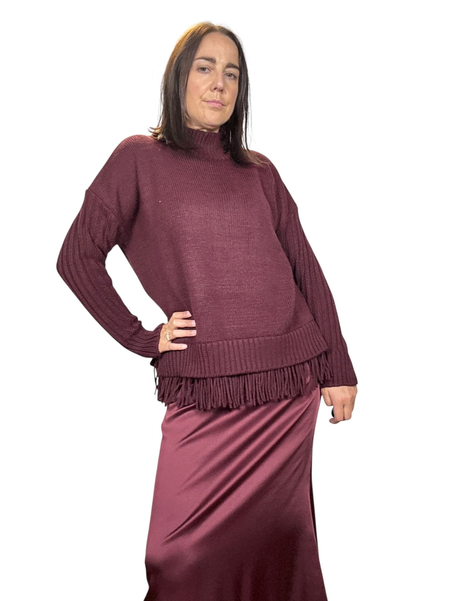 MAGLIA FRANGE VICOLO - XE BLU ABBIGLIAMENTO