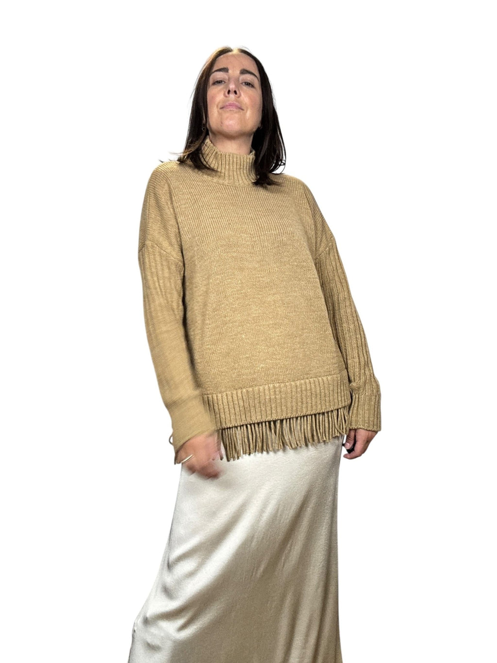 MAGLIA FRANGE VICOLO - XE BLU ABBIGLIAMENTO