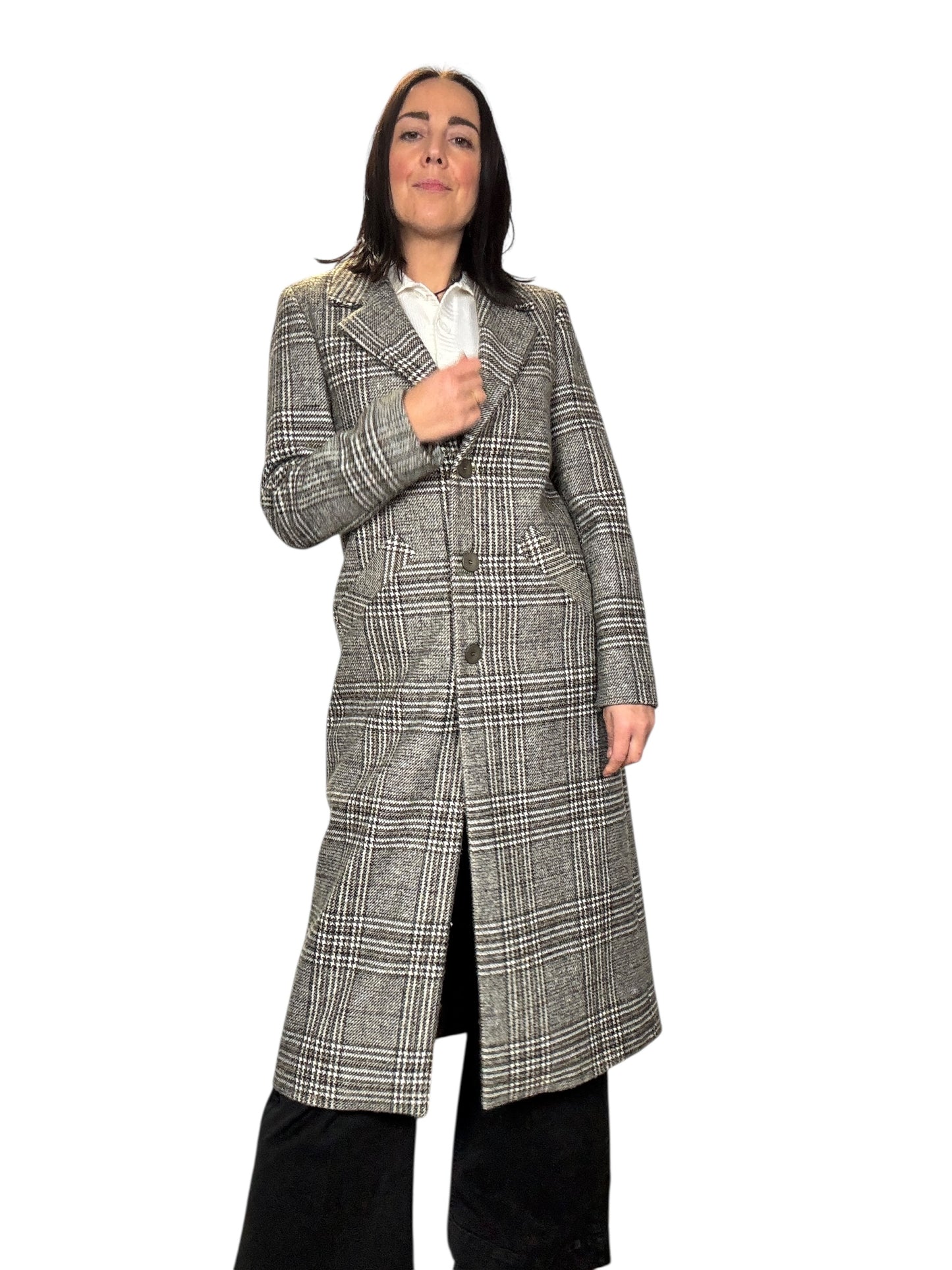 CAPPOTTO CHECK FANGO SUSY MIX