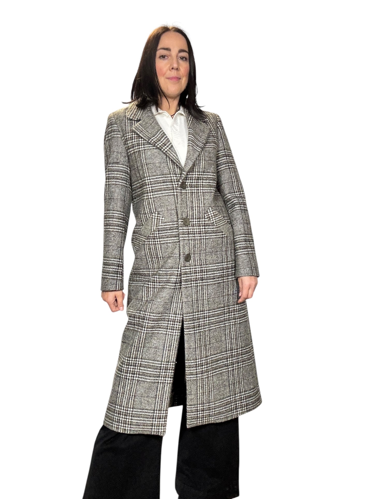CAPPOTTO CHECK FANGO SUSY MIX