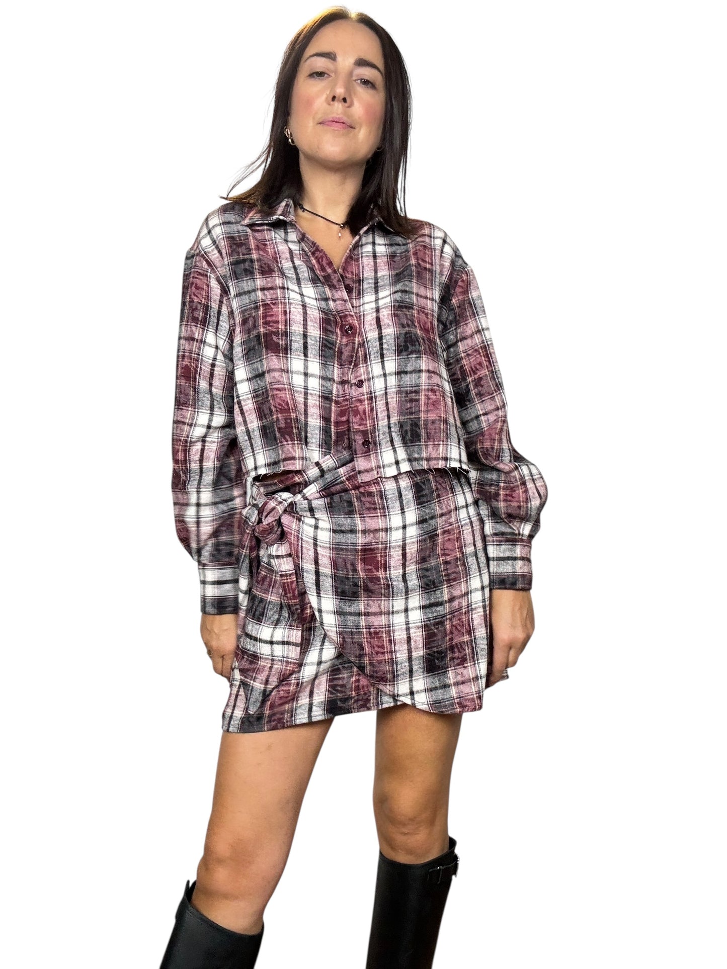 CAMICIA CHECK A PORTAFOGLIO VICOLO