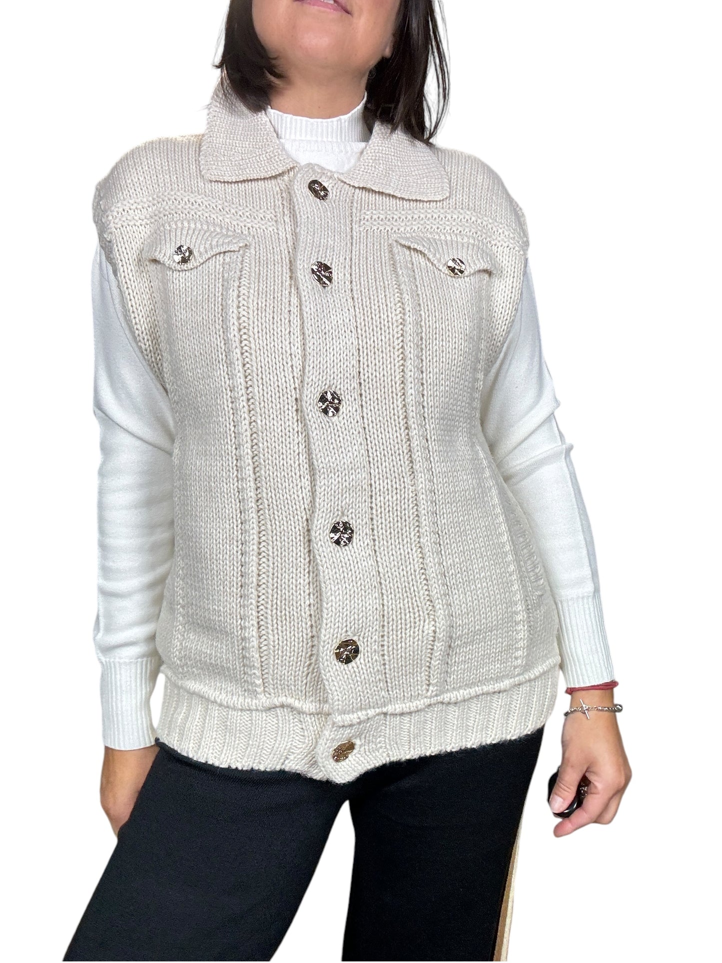 GILET IN LANA SUSY MIX