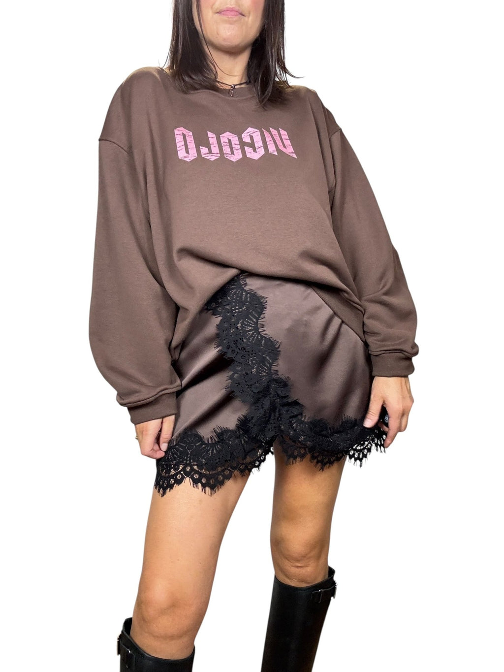 FELPA LOGO VICOLO - XE BLU ABBIGLIAMENTO