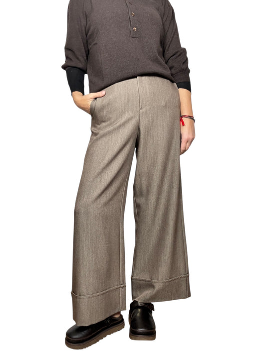 PANTALONE CON RISVOLTO DIXIE