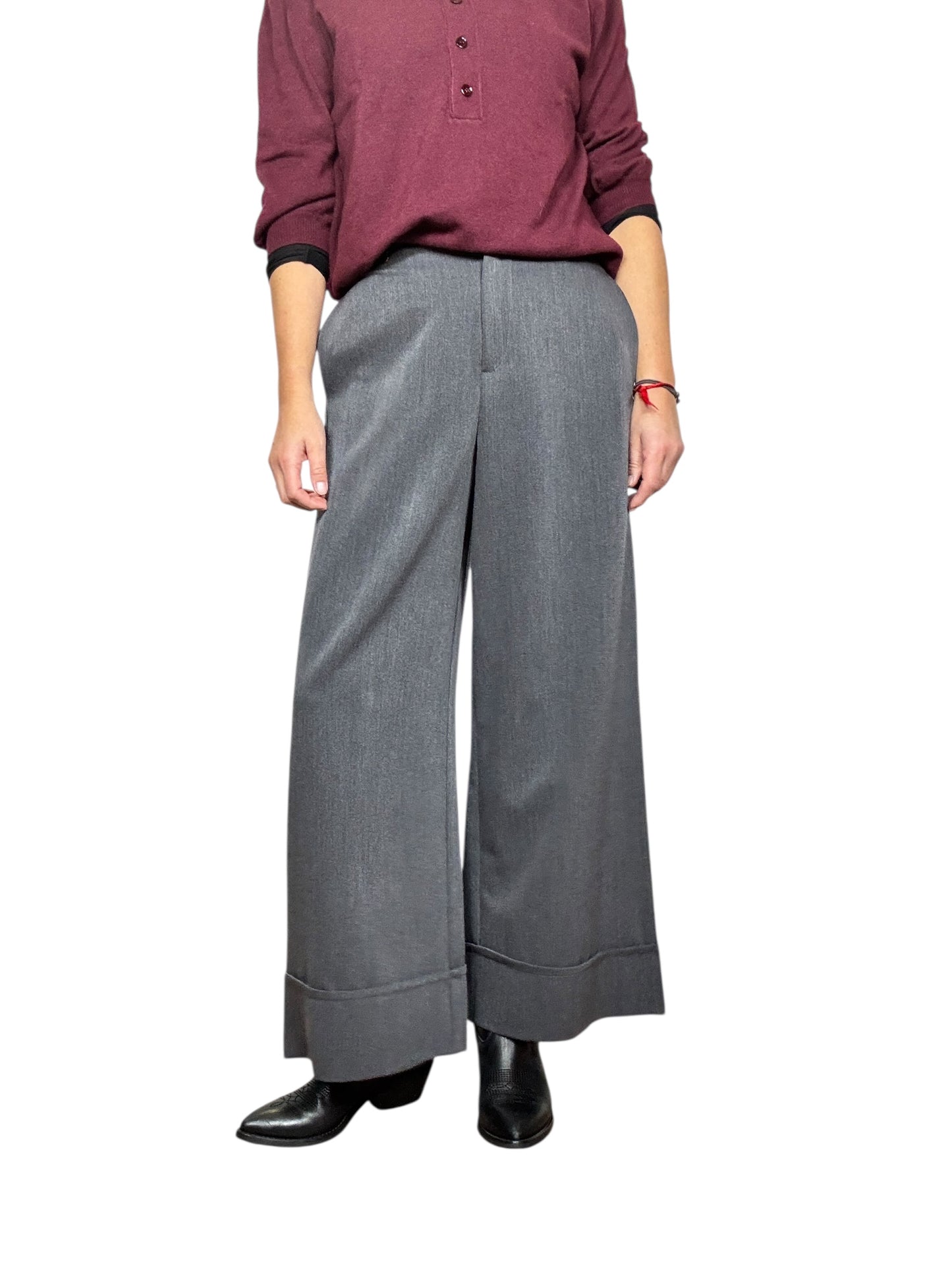 PANTALONE CON RISVOLTO DIXIE