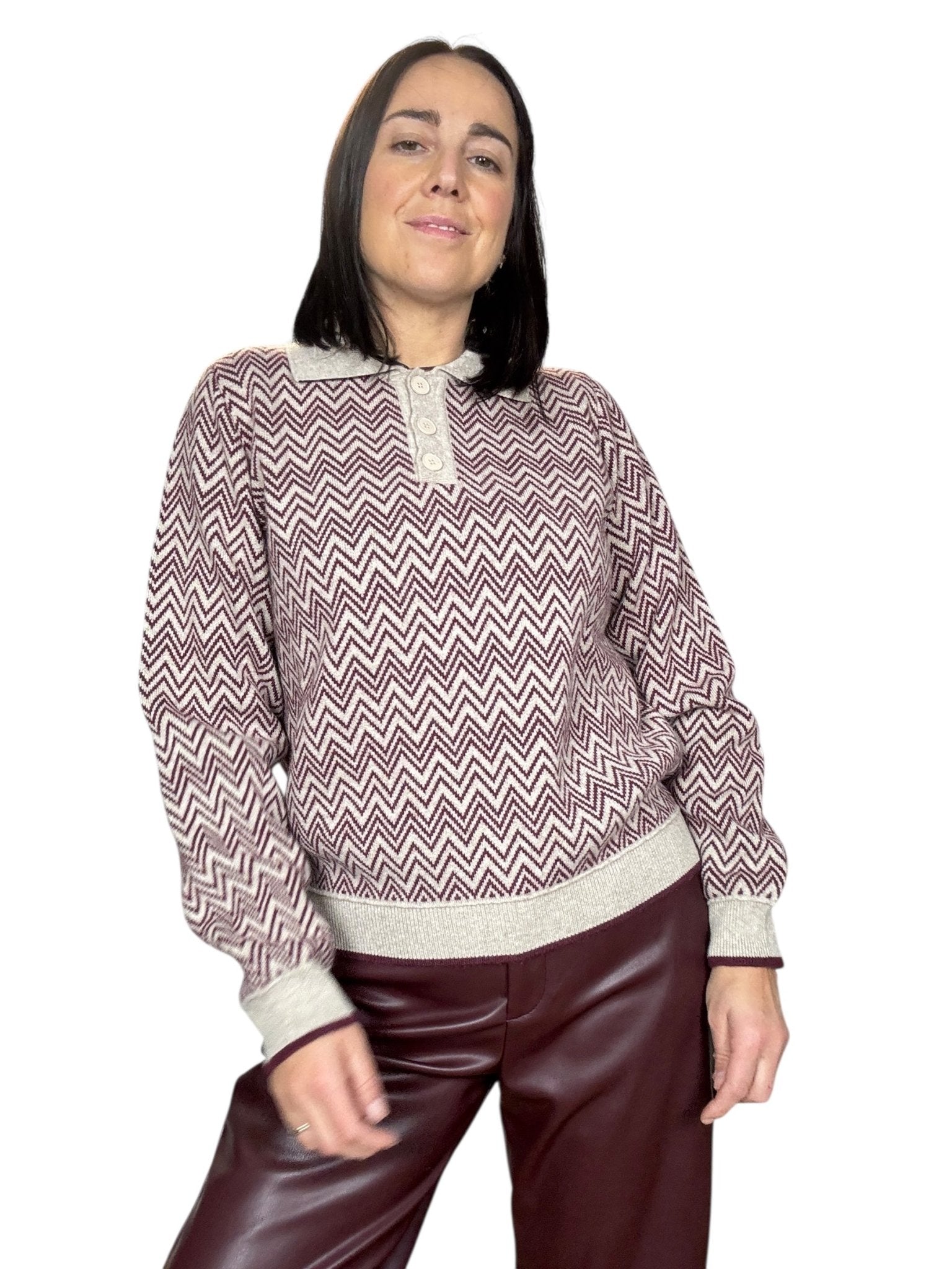 POLO ZIG - ZAG VICOLO - XE BLU ABBIGLIAMENTO