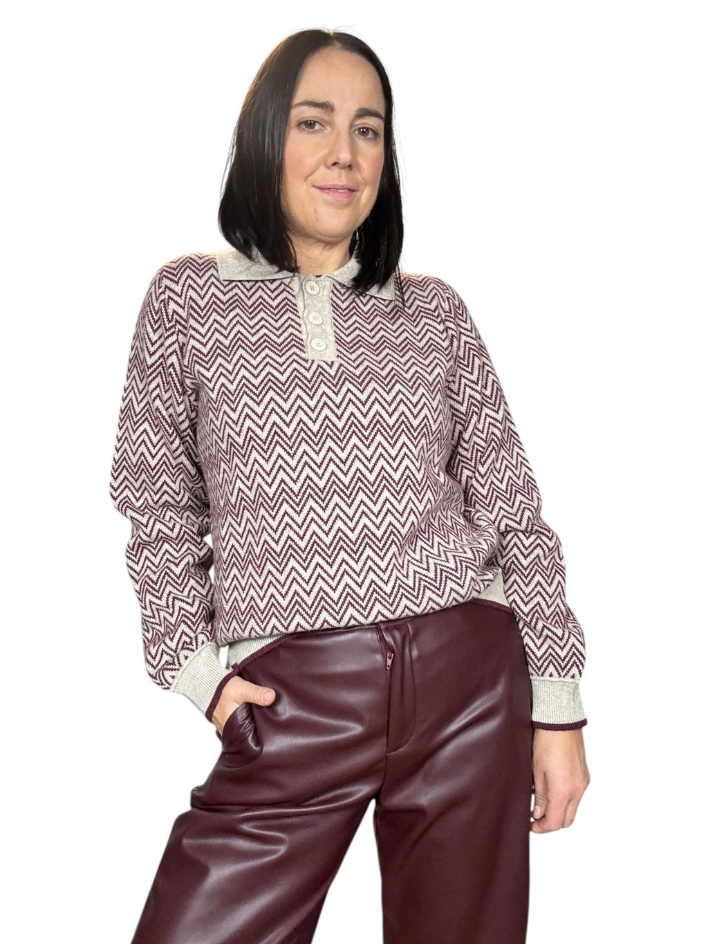 POLO ZIG - ZAG VICOLO - XE BLU ABBIGLIAMENTO