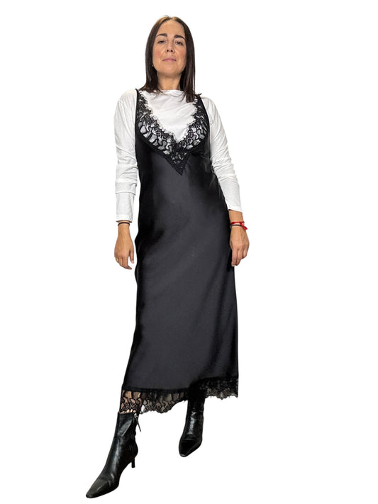 ABITO A SOTTOVESTE CON T-SHIRT TENSIONE IN