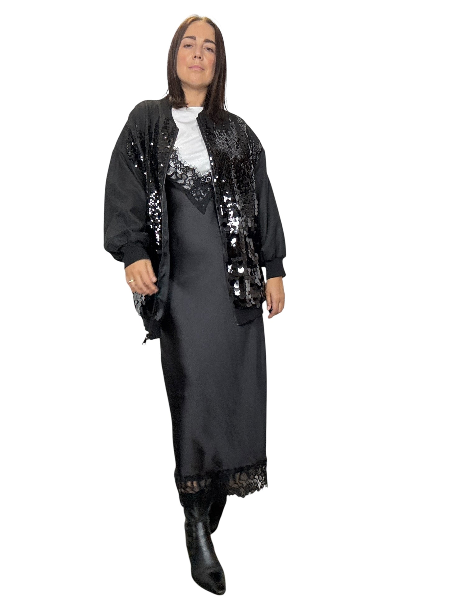 BOMBER PAILLETTES SUSY MIX