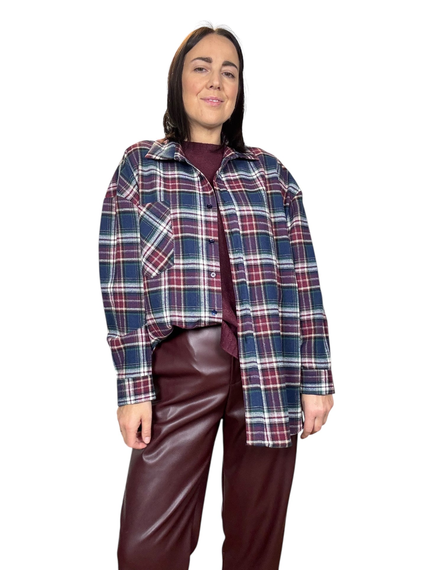 CAMICIA CHECK CON ETICHETTA VICOLO
