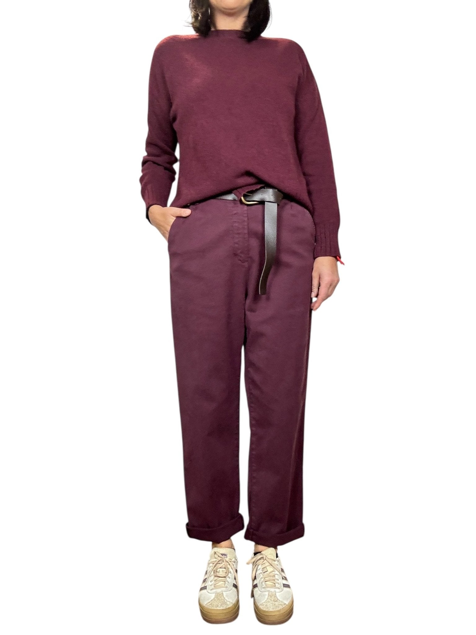 PANTALONE CON GAMBA ASCIUTTA SUSY MIX - XE BLU ABBIGLIAMENTO