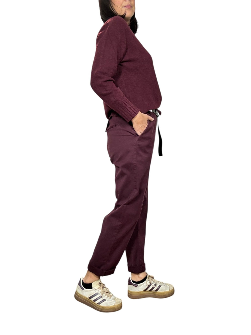 PANTALONE CON GAMBA ASCIUTTA SUSY MIX - XE BLU ABBIGLIAMENTO