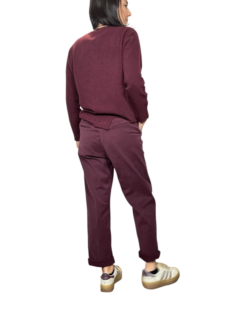 PANTALONE CON GAMBA ASCIUTTA SUSY MIX - XE BLU ABBIGLIAMENTO