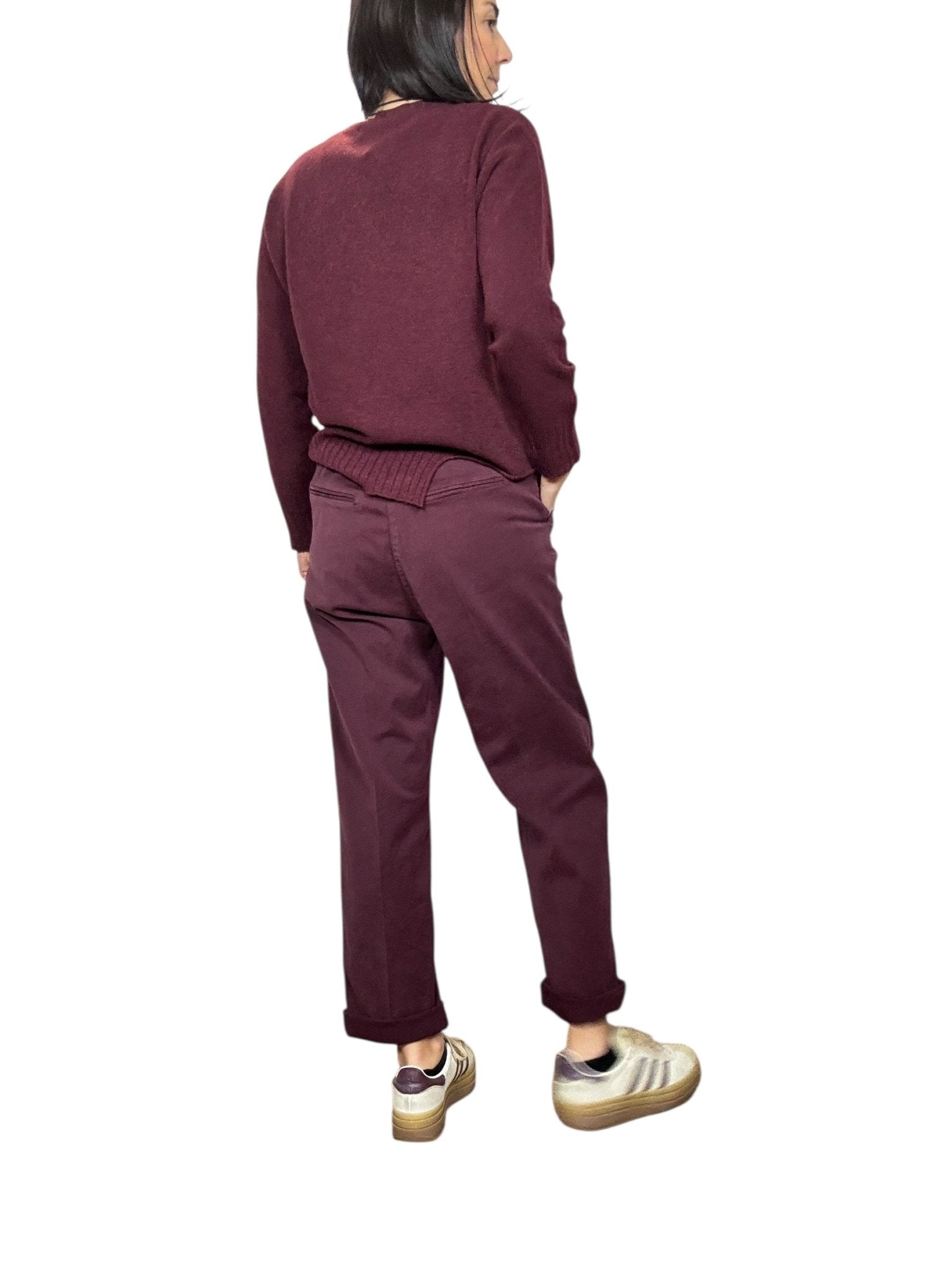 PANTALONE CON GAMBA ASCIUTTA SUSY MIX - XE BLU ABBIGLIAMENTO