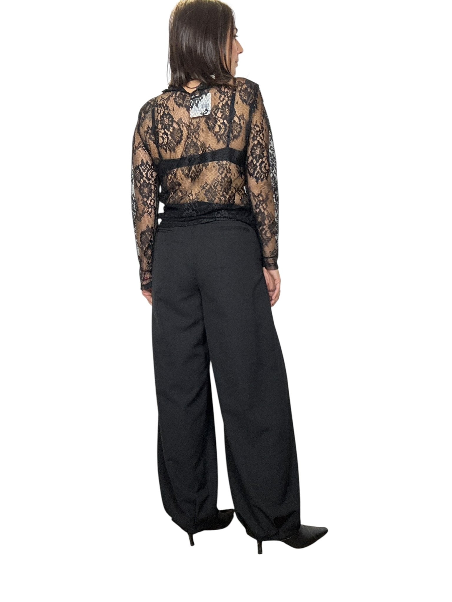 PANTALONE CON PINCES VICOLO - XE BLU ABBIGLIAMENTO