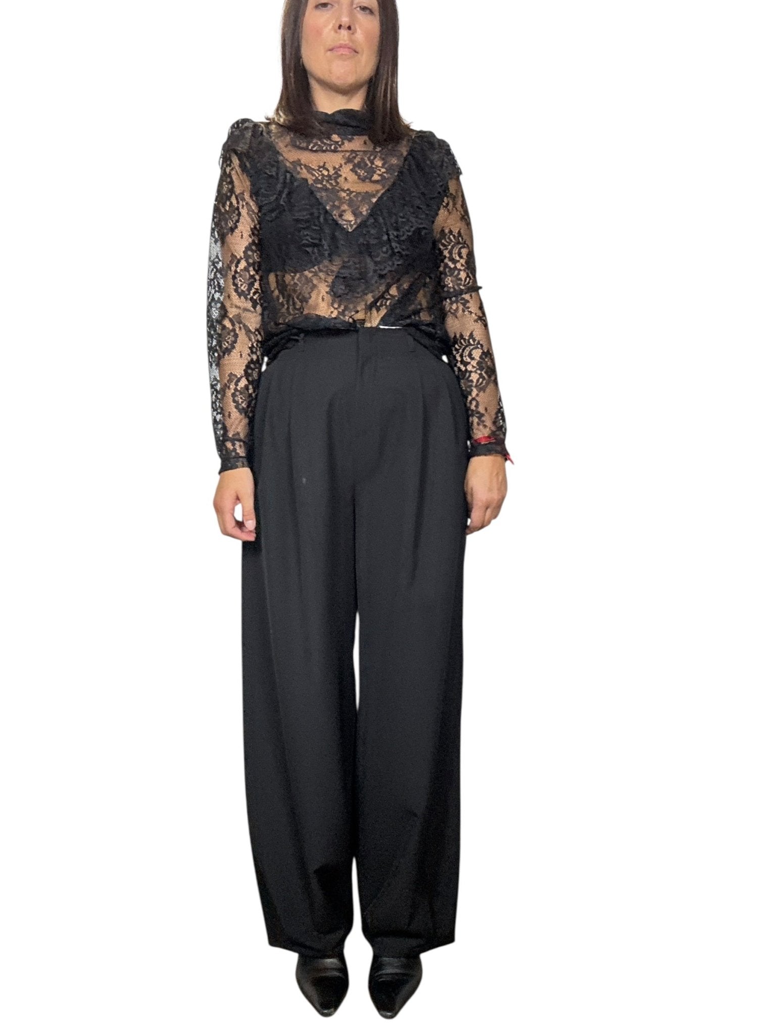 PANTALONE CON PINCES VICOLO - XE BLU ABBIGLIAMENTO