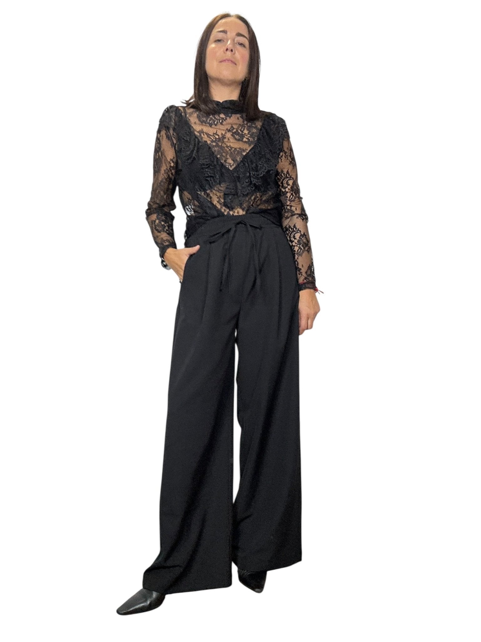 PANTALONE CON COULISSE VICOLO - XE BLU ABBIGLIAMENTO