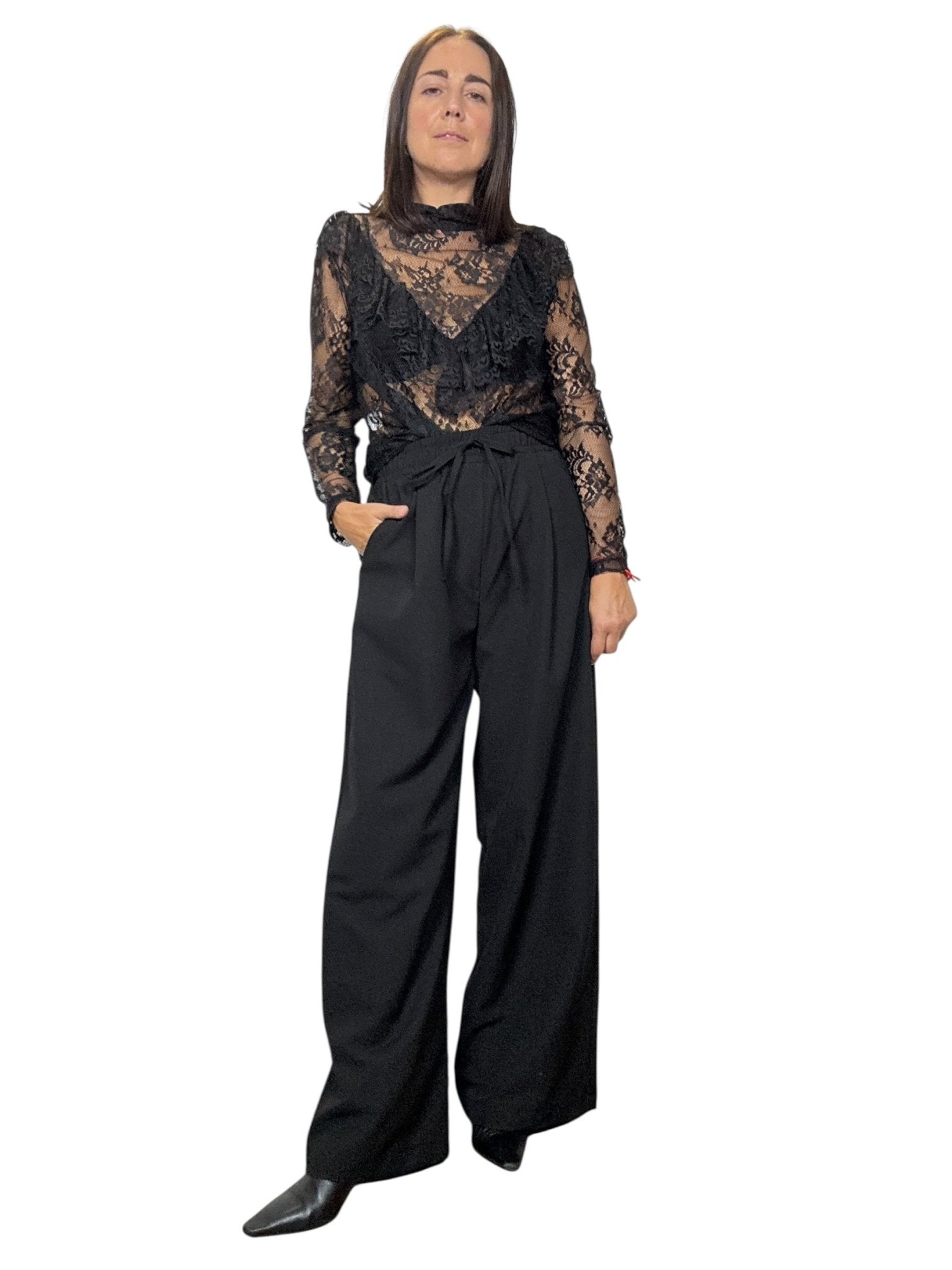 PANTALONE CON COULISSE VICOLO - XE BLU ABBIGLIAMENTO