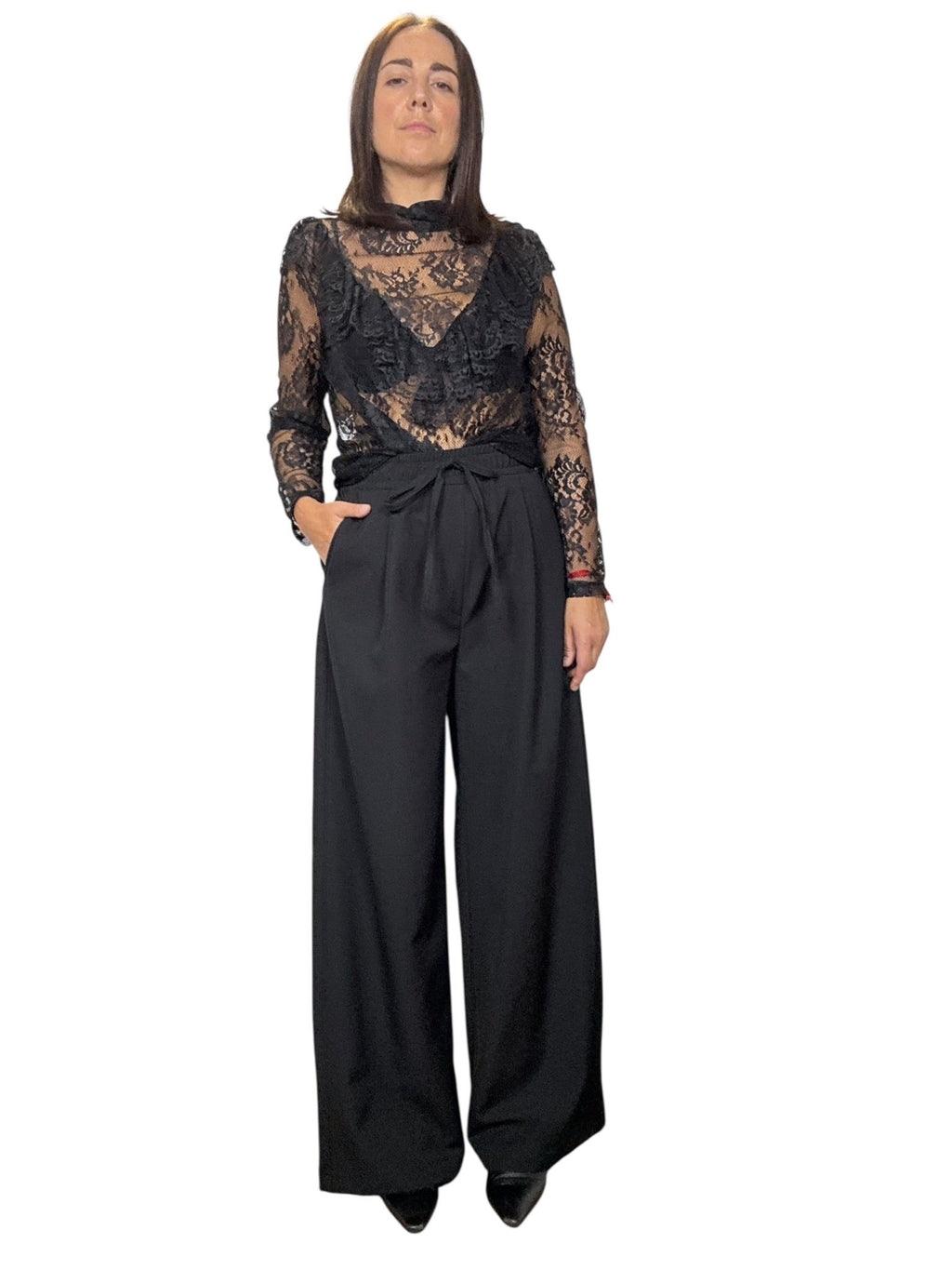 PANTALONE CON COULISSE VICOLO - XE BLU ABBIGLIAMENTO