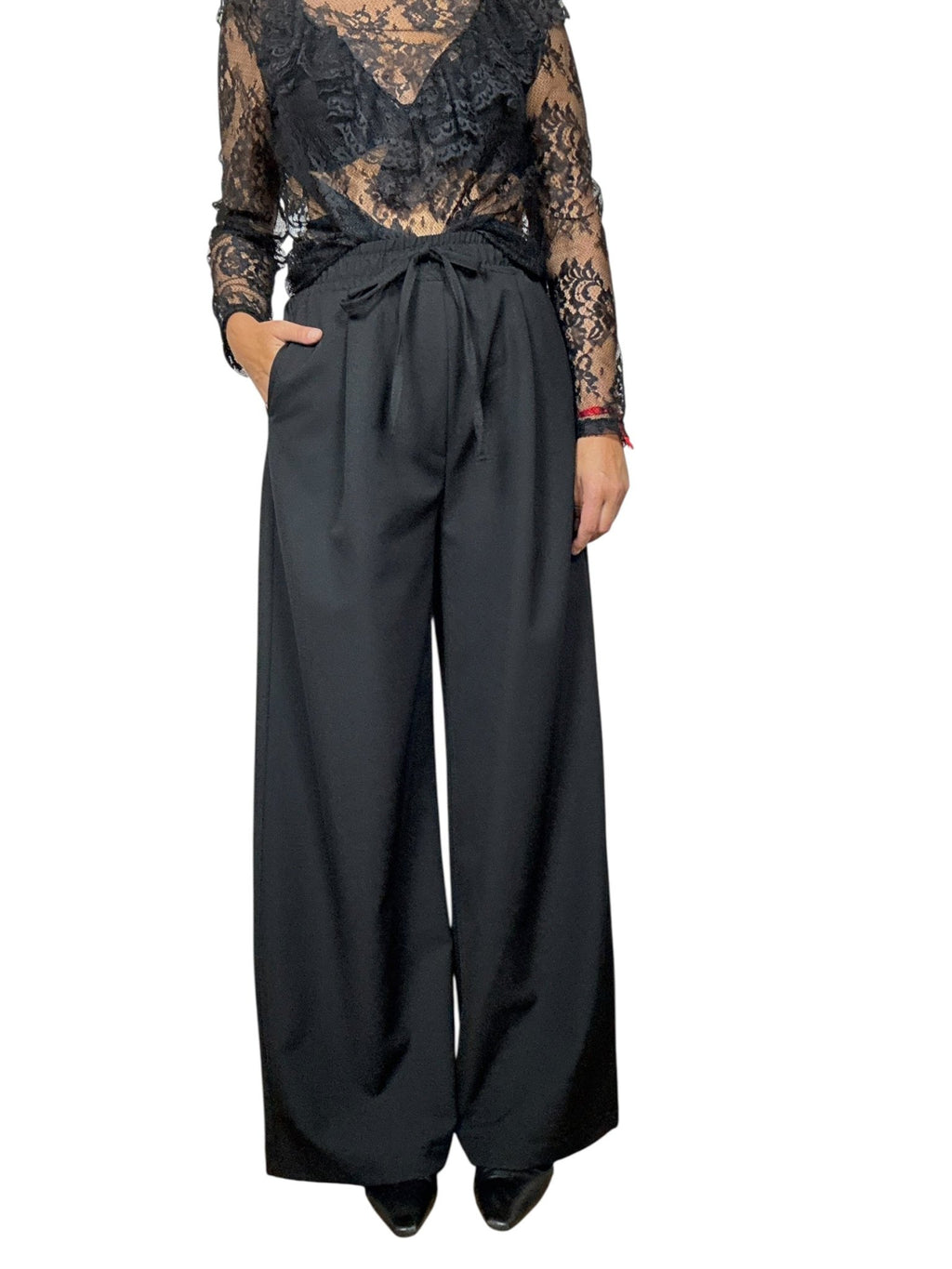 PANTALONE CON COULISSE VICOLO - XE BLU ABBIGLIAMENTO