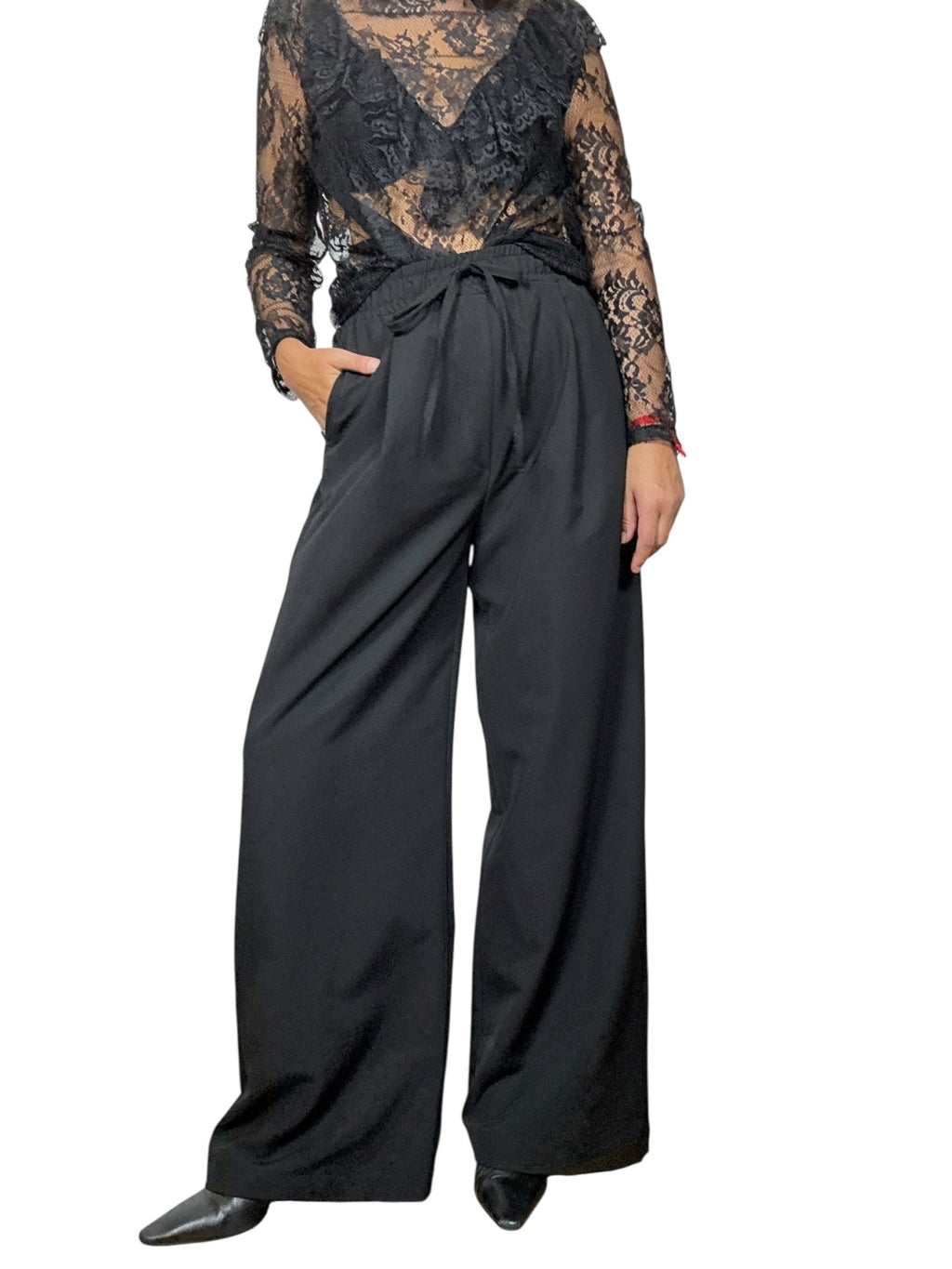 PANTALONE CON COULISSE VICOLO - XE BLU ABBIGLIAMENTO