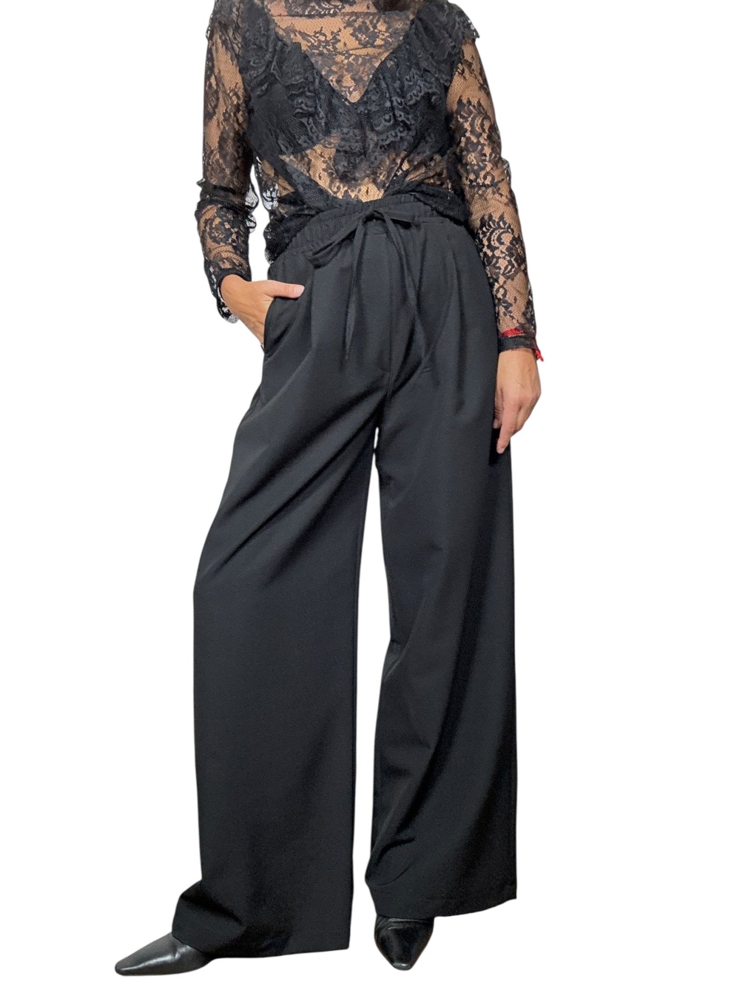 PANTALONE CON COULISSE VICOLO - XE BLU ABBIGLIAMENTO