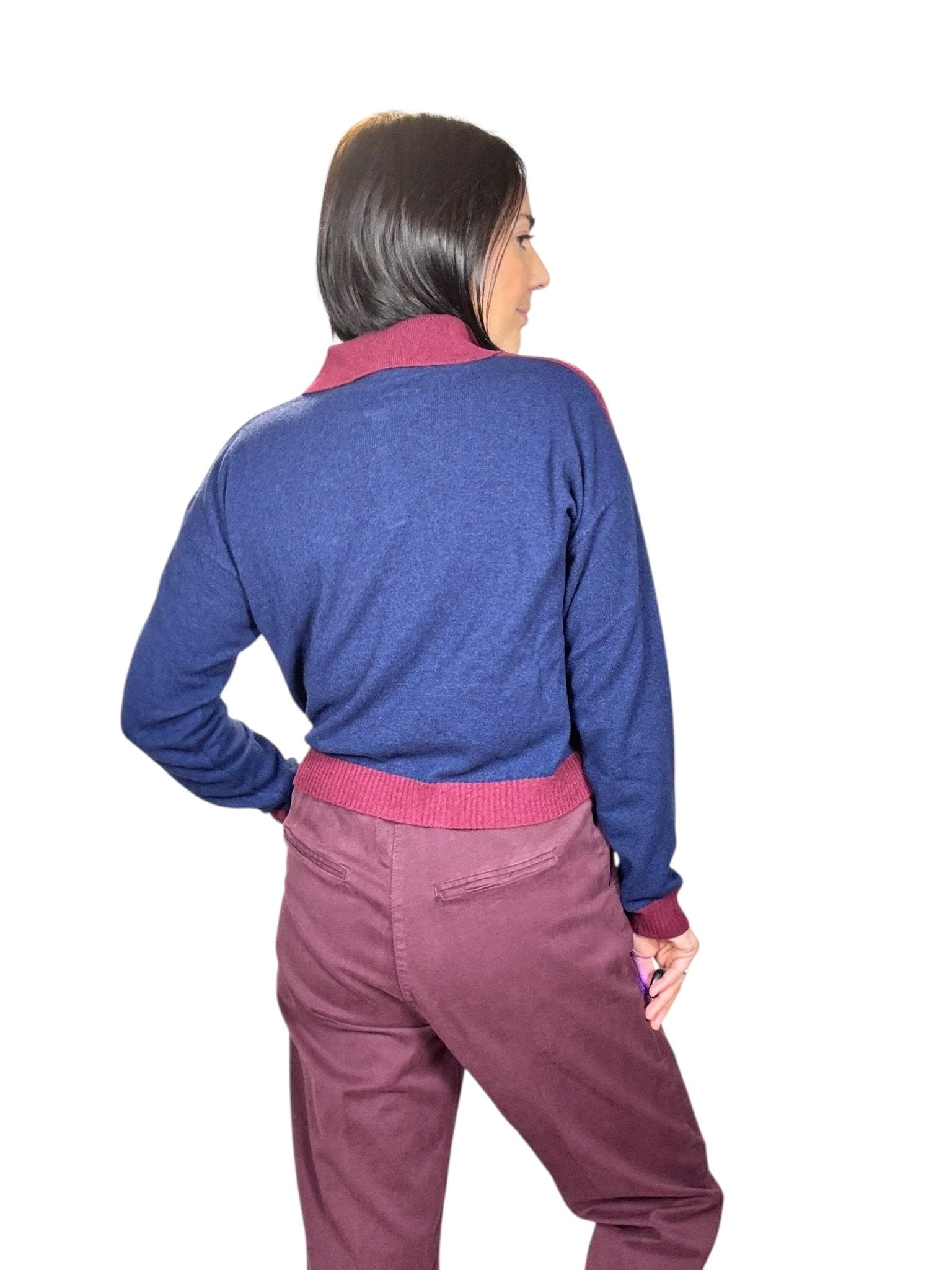POLO BICOLOR SUSY MIX - XE BLU ABBIGLIAMENTO