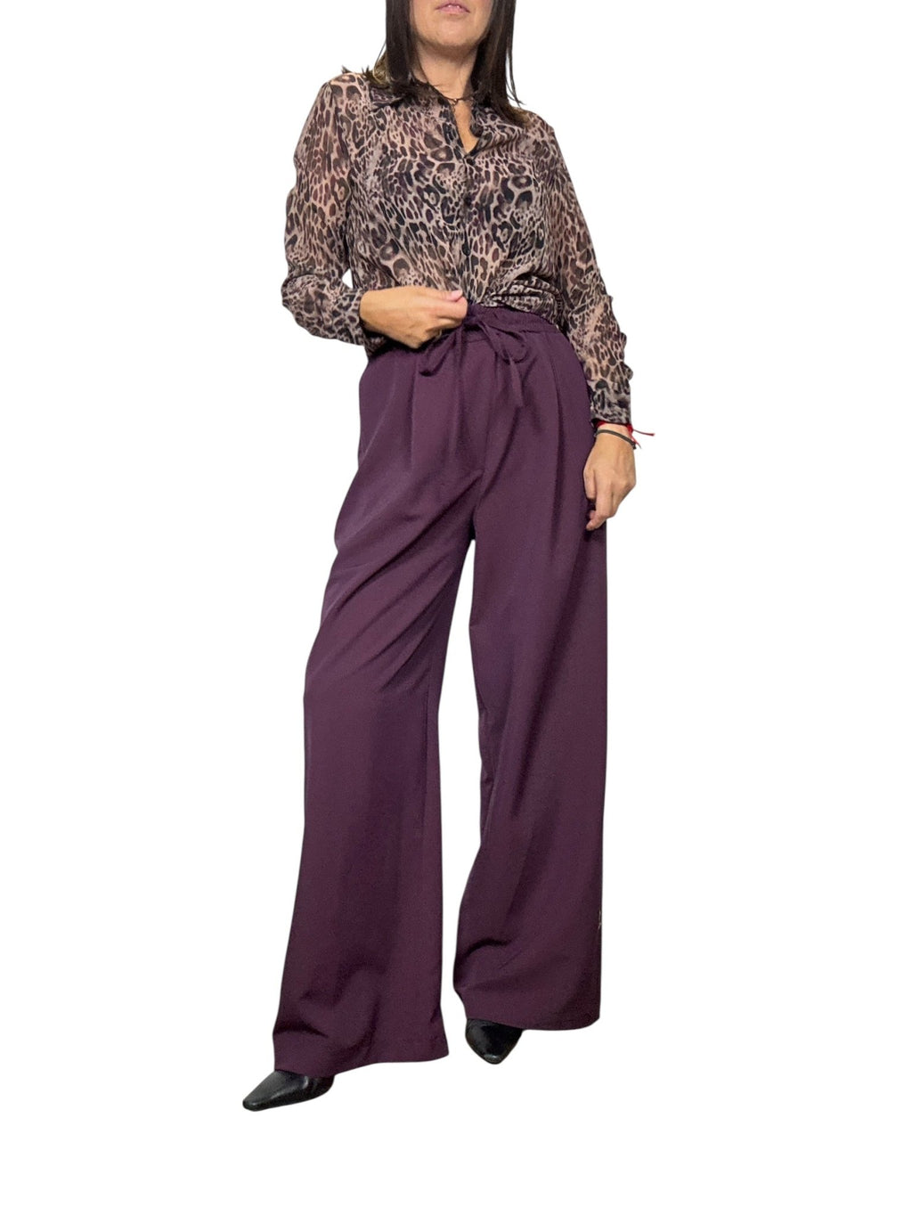 PANTALONE CON COULISSE VICOLO - XE BLU ABBIGLIAMENTO