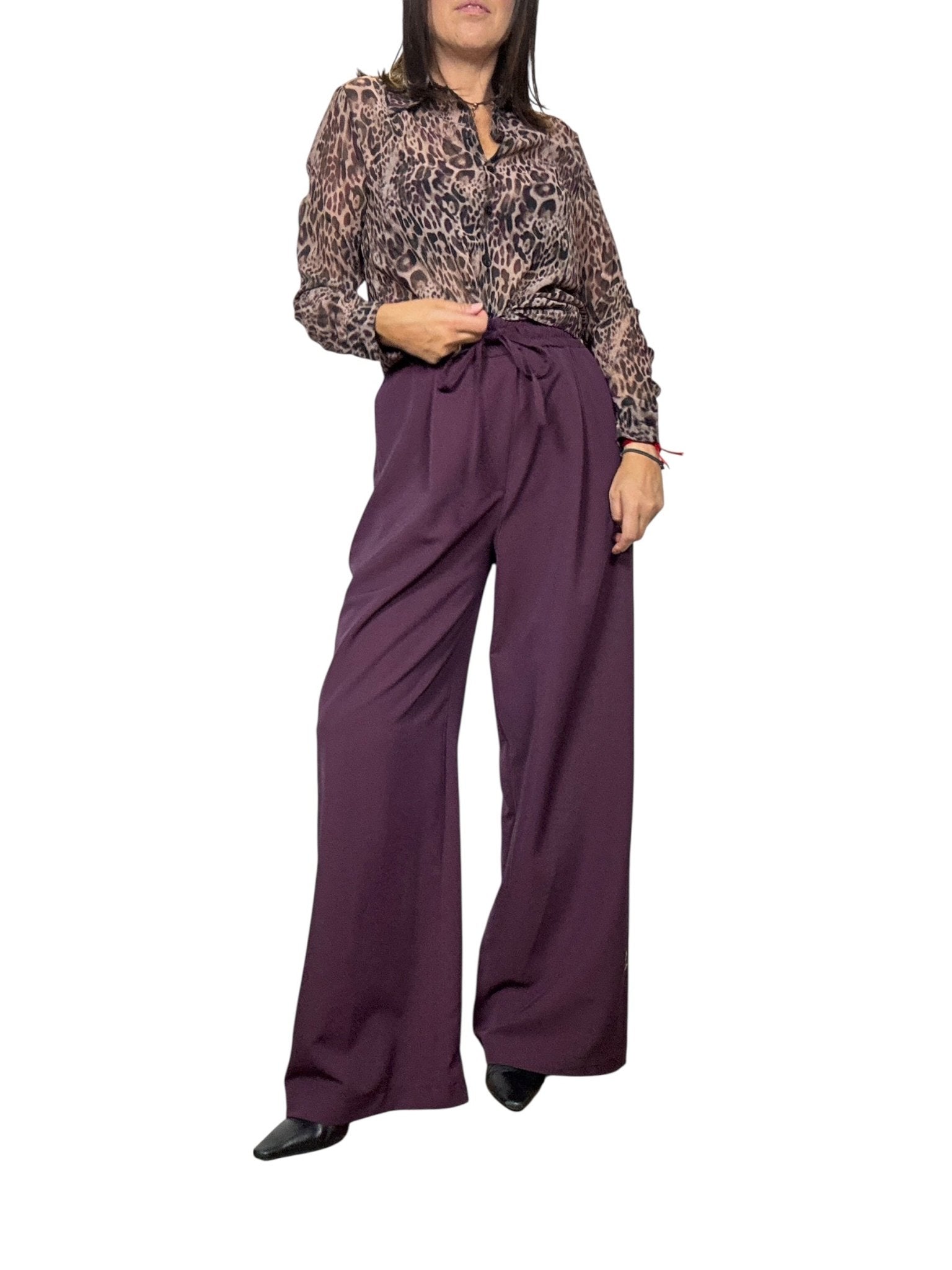 PANTALONE CON COULISSE VICOLO - XE BLU ABBIGLIAMENTO