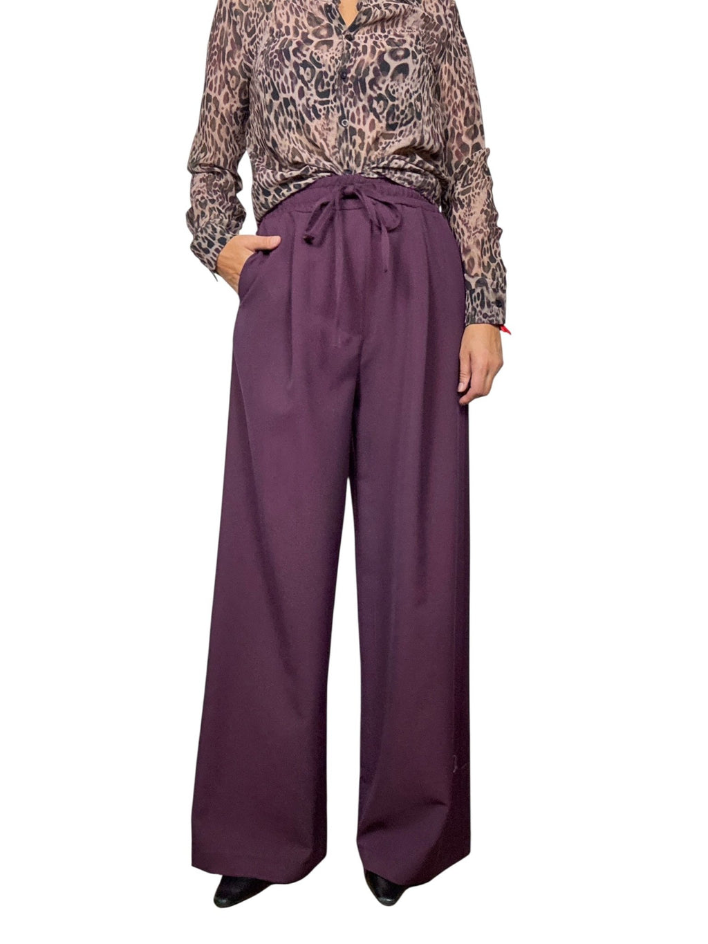 PANTALONE CON COULISSE VICOLO - XE BLU ABBIGLIAMENTO