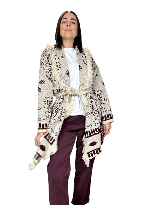 CARDIGAN STAMPA BANDANA SUSY MIX