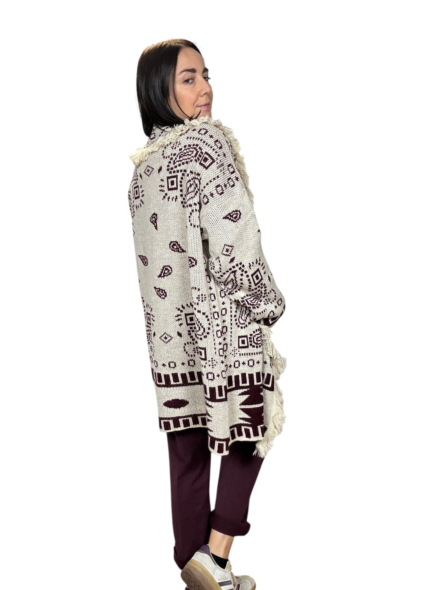 CARDIGAN STAMPA BANDANA SUSY MIX